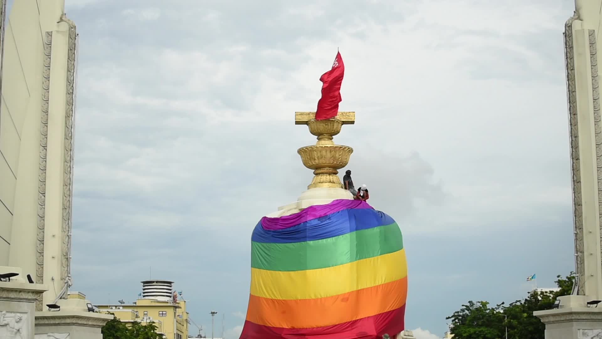 Anti-government rally calling in Bangkok