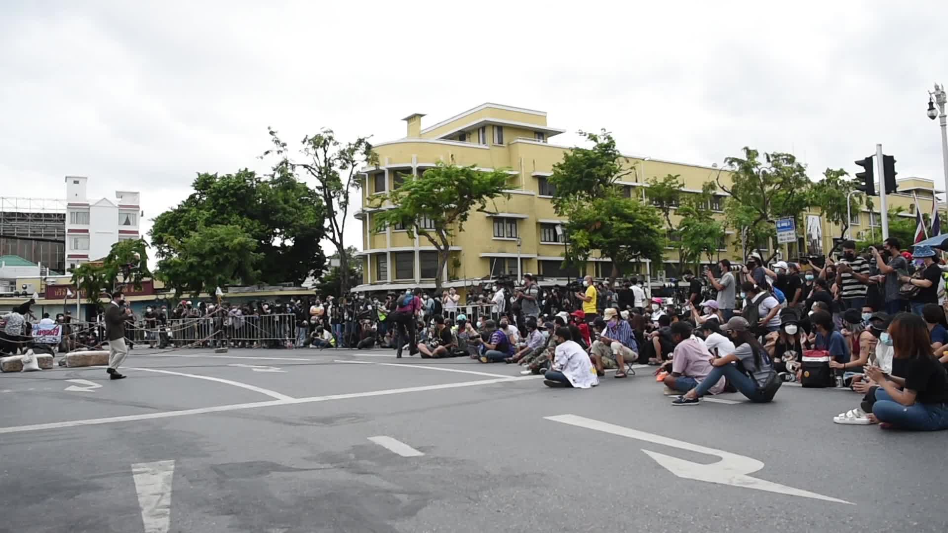 Anti-government rally calling in Bangkok
