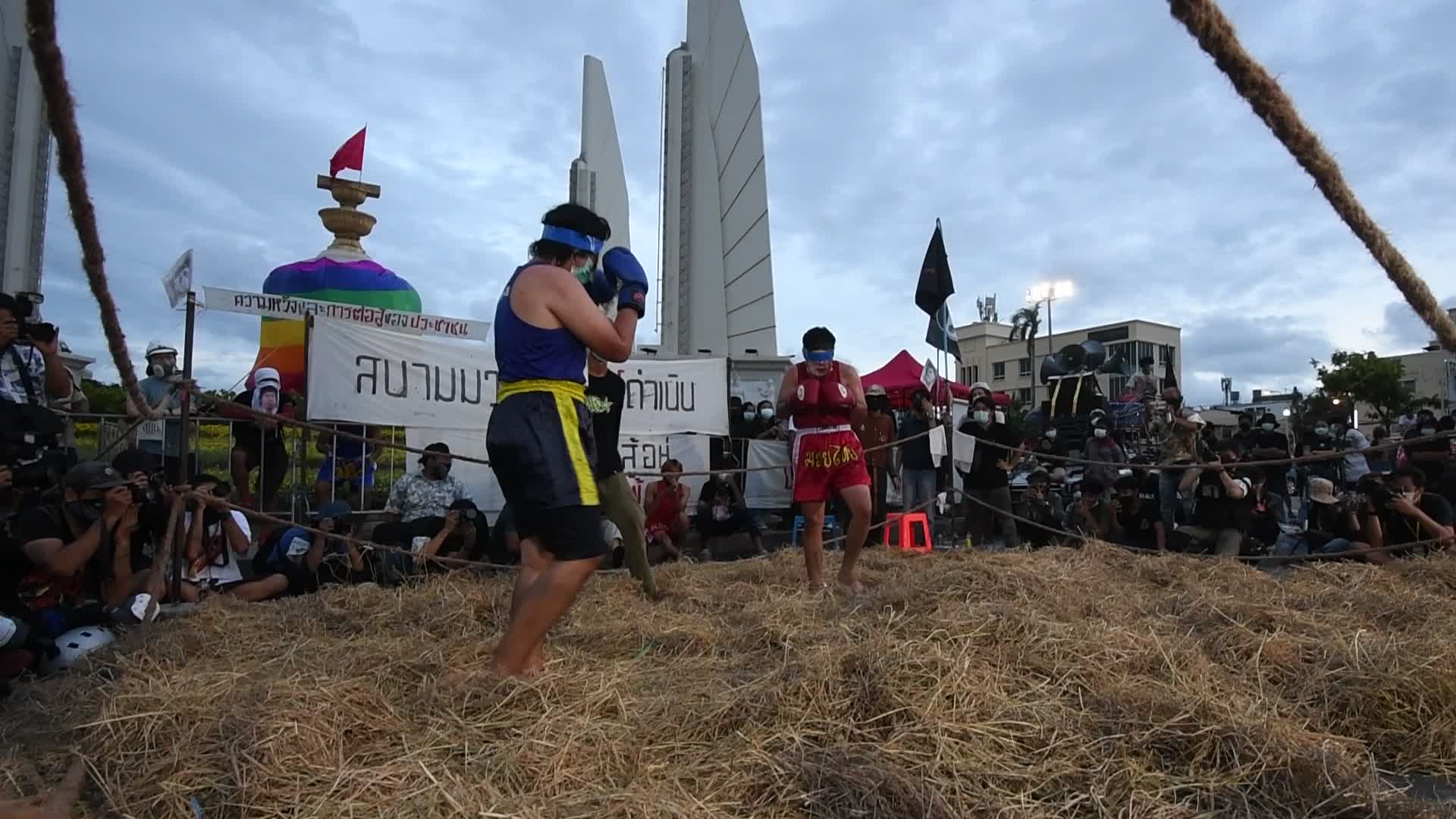 Protest over the government's handling of the COVID-19 pandemic, in Bangkok