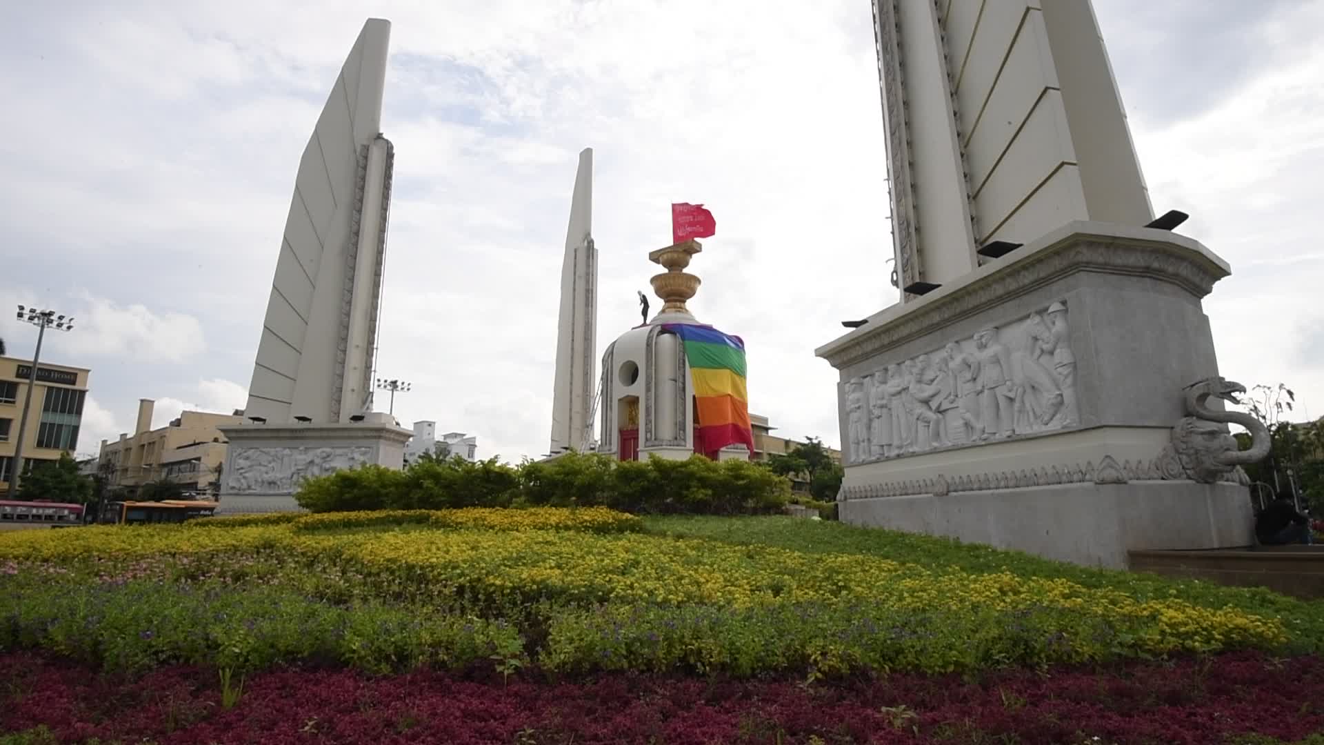 Protest over the government's handling of the COVID-19 pandemic, in Bangkok