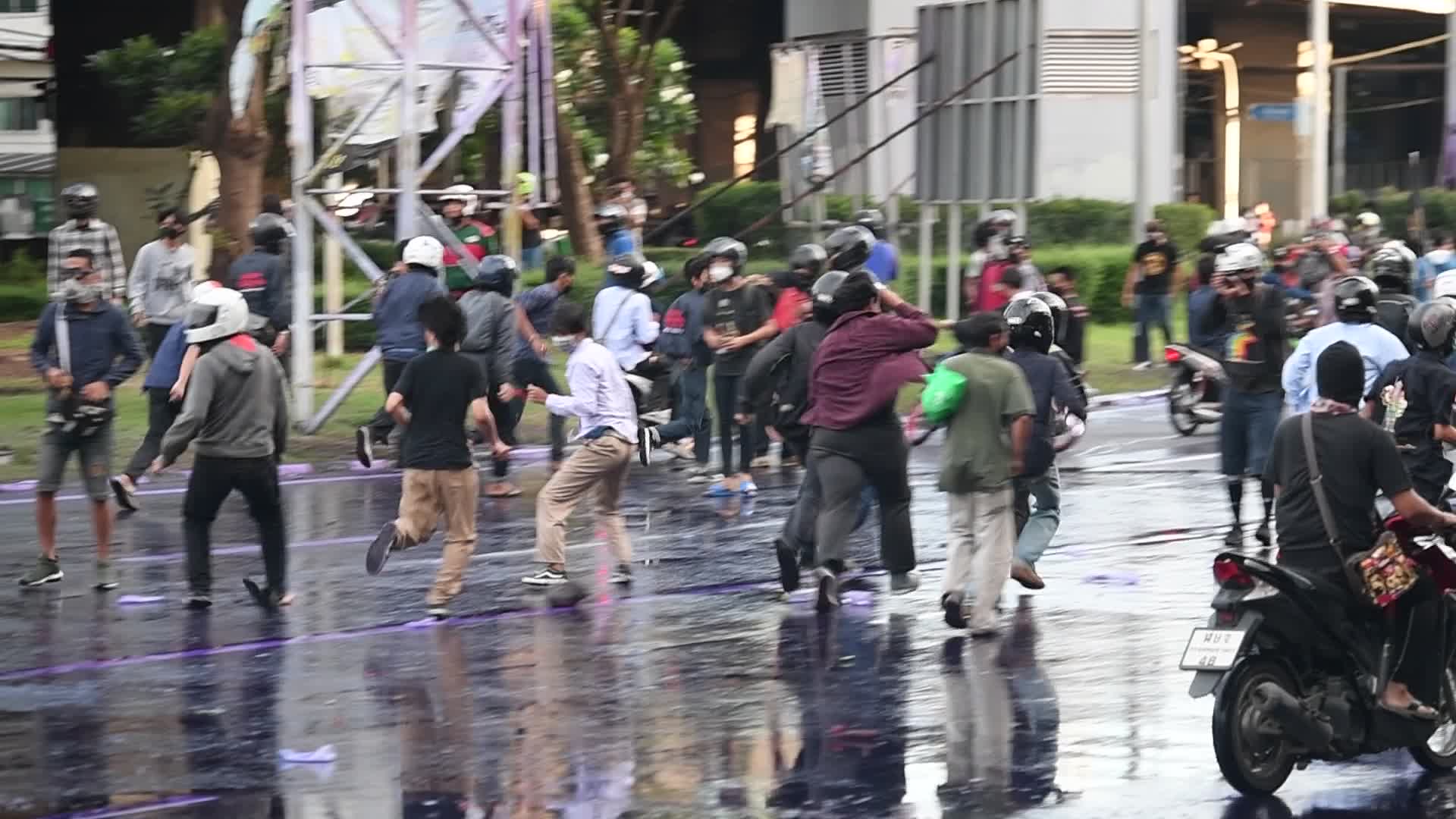 Protest over the government's handling of the COVID-19 pandemic, in Bangkok
