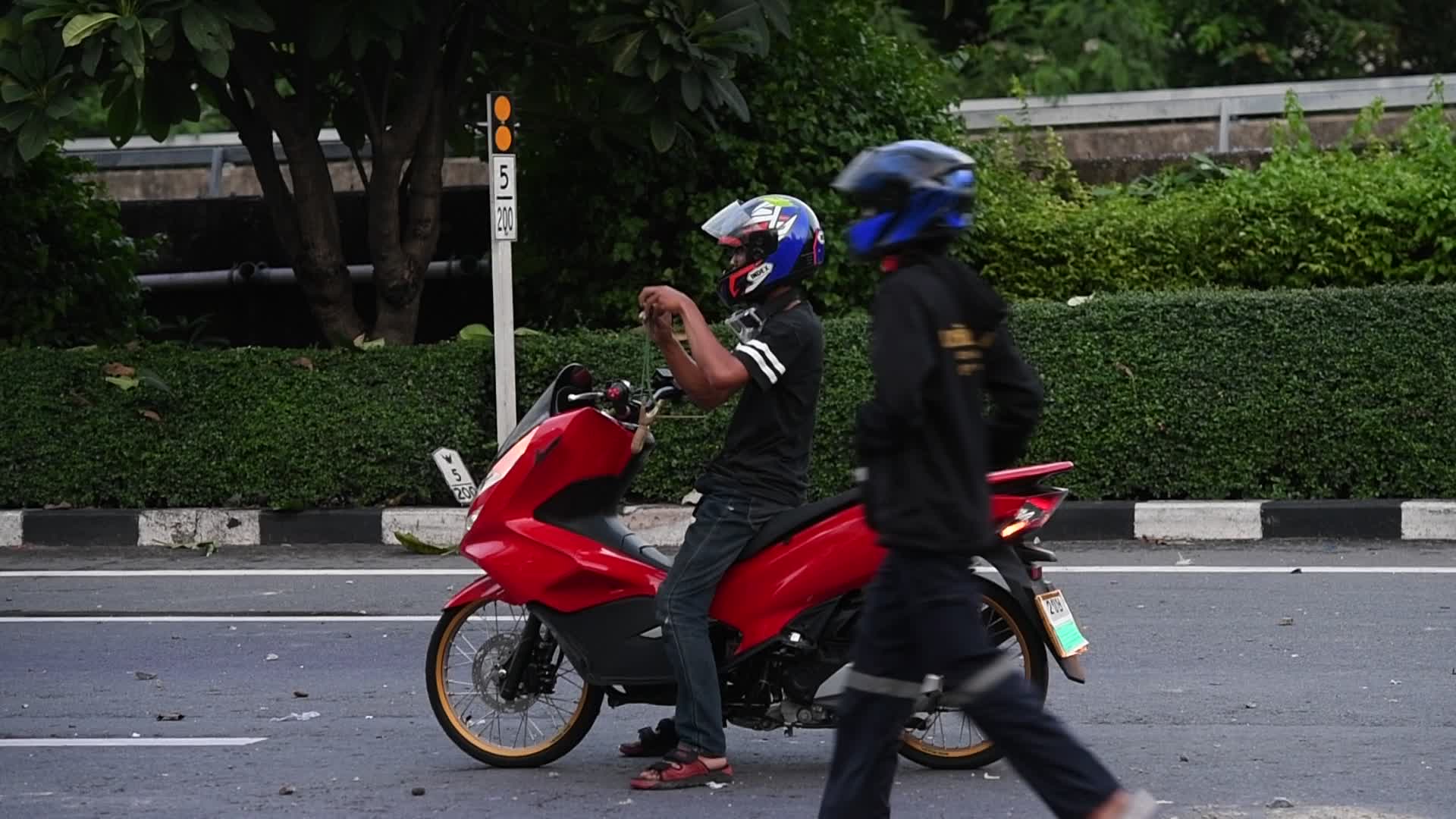 Protest over the government's handling of the COVID-19 pandemic, in Bangkok