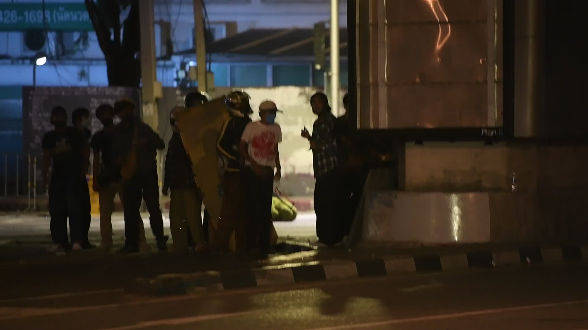 Protest over the government's handling of the COVID-19 pandemic, in Bangkok