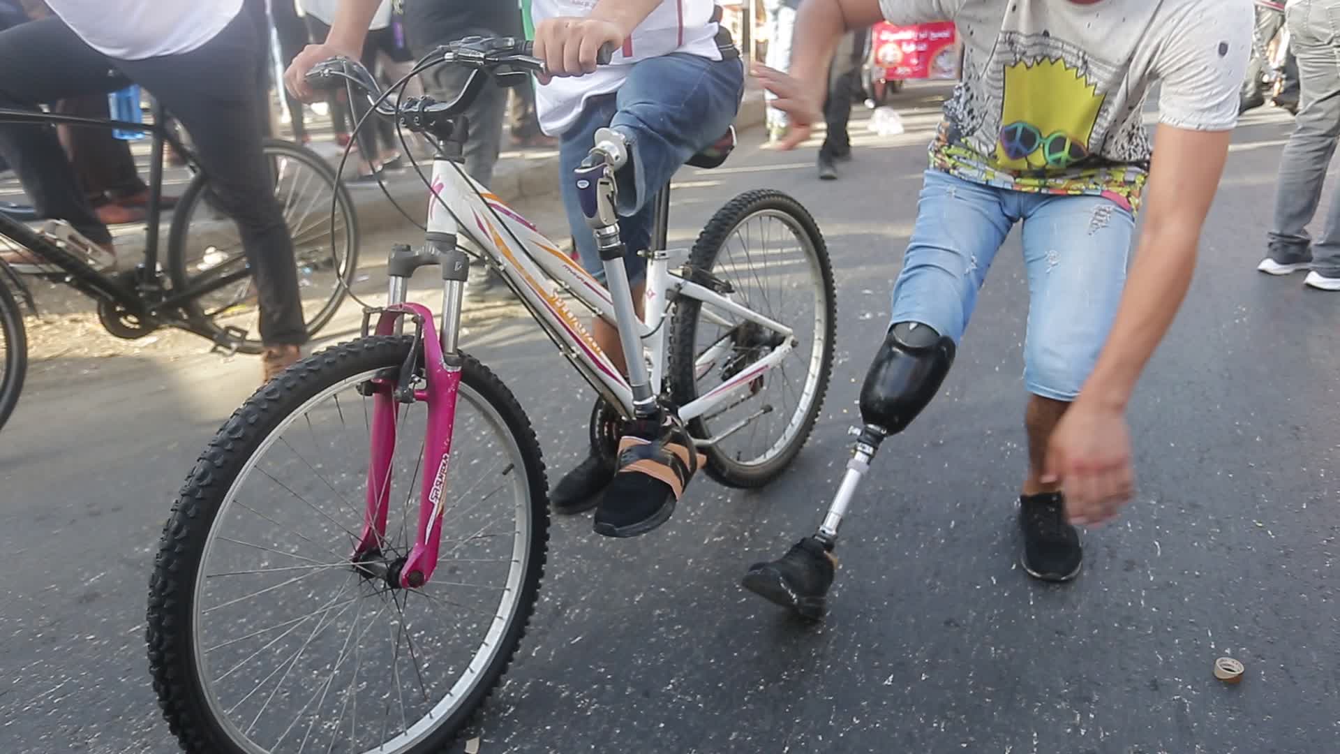 Paracycling in Gaza