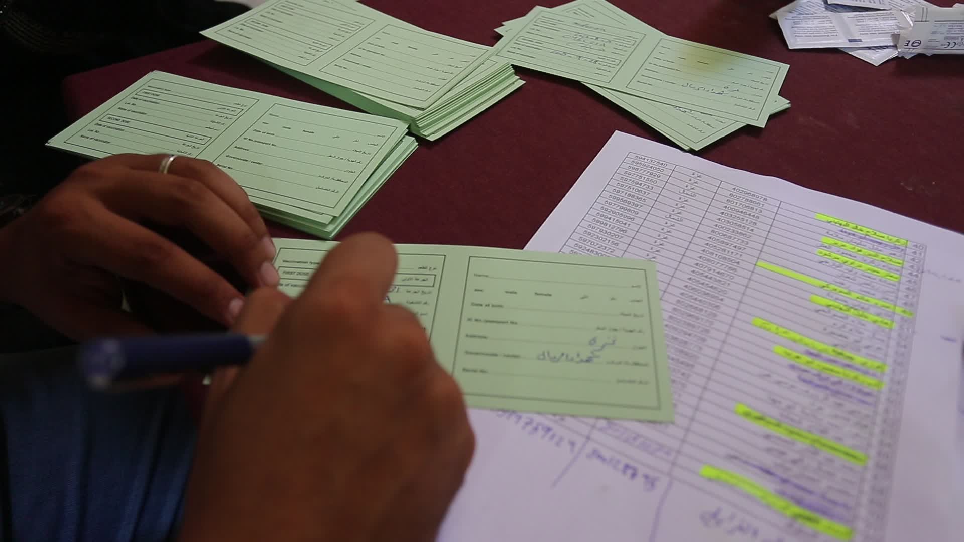Coronavirus Vaccination In Gaza, Palestine