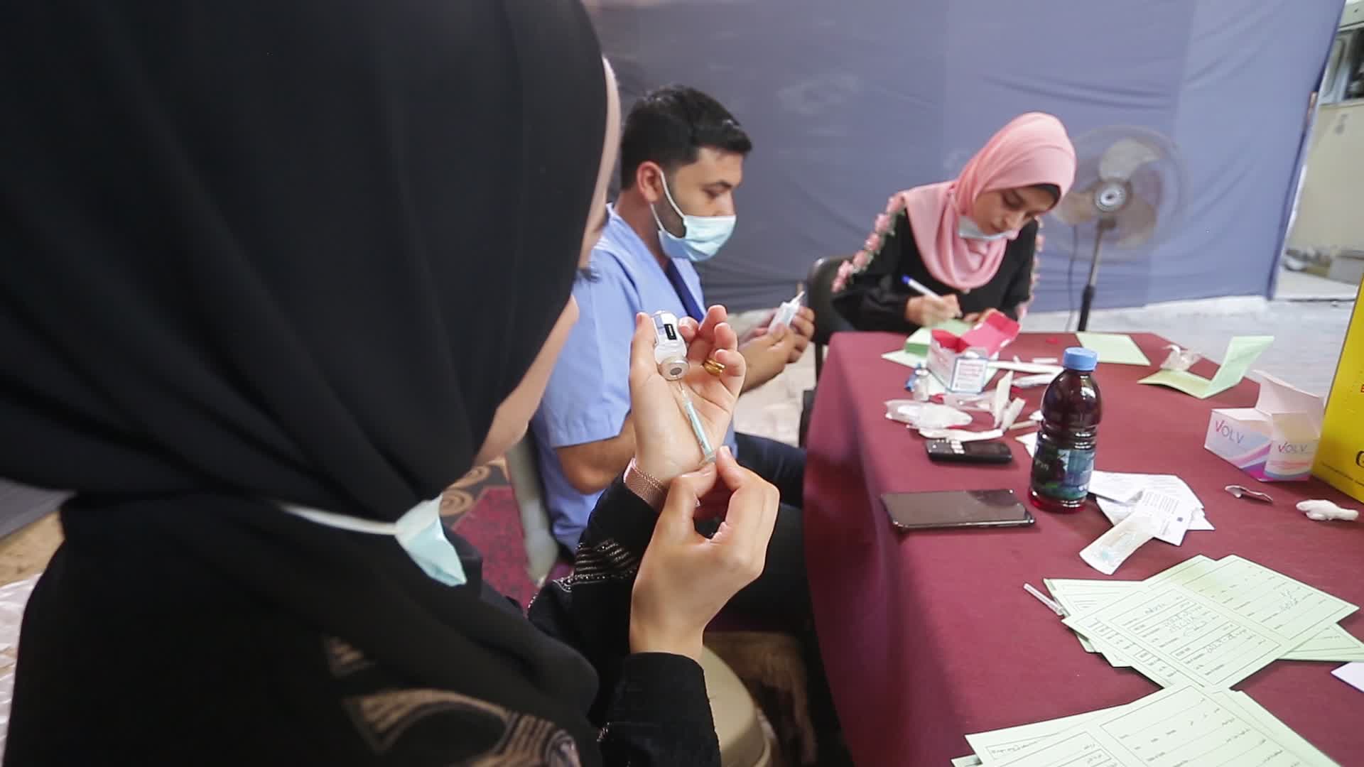 Coronavirus Vaccination In Gaza, Palestine