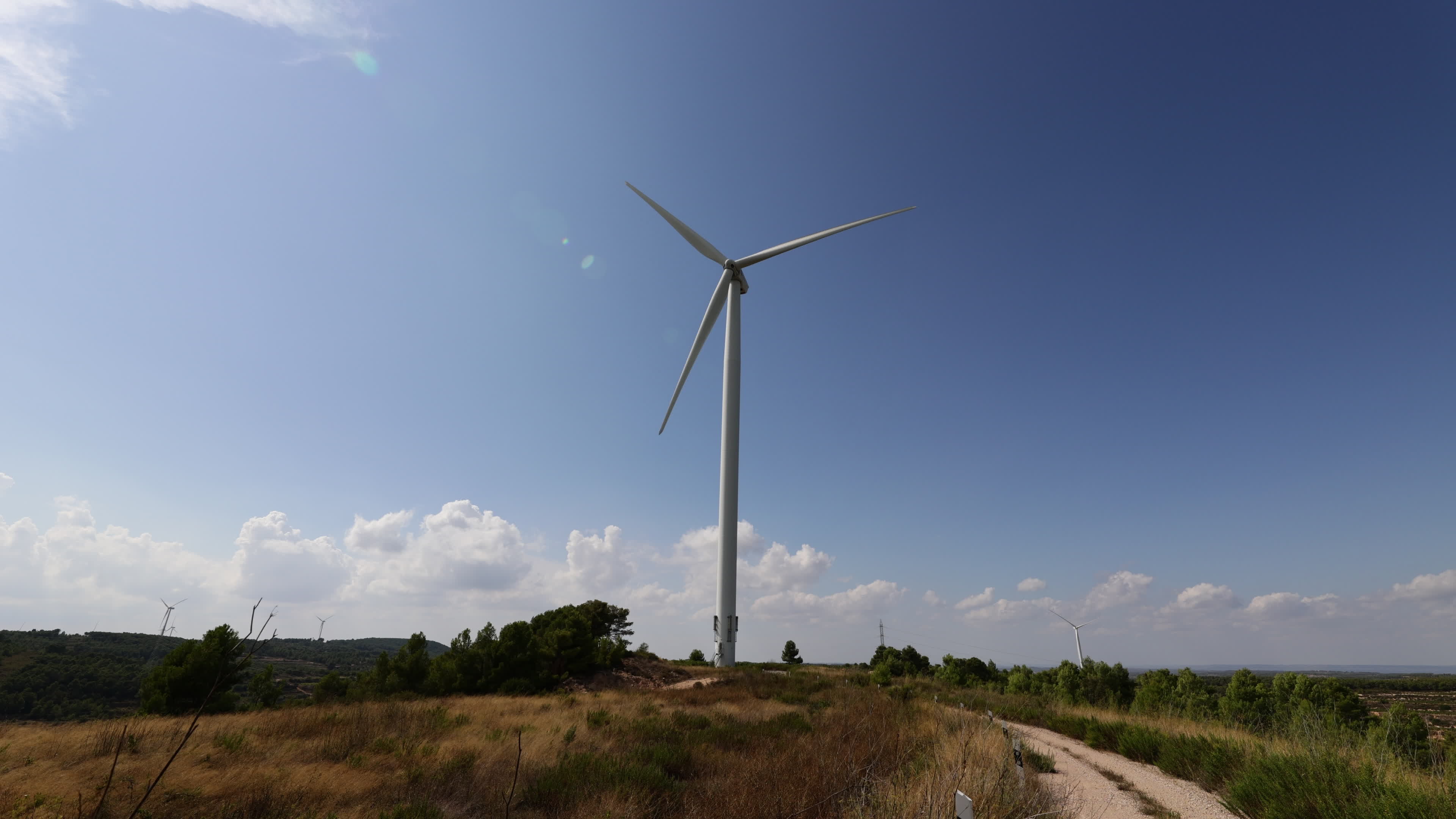 Wind Power Station in Spain