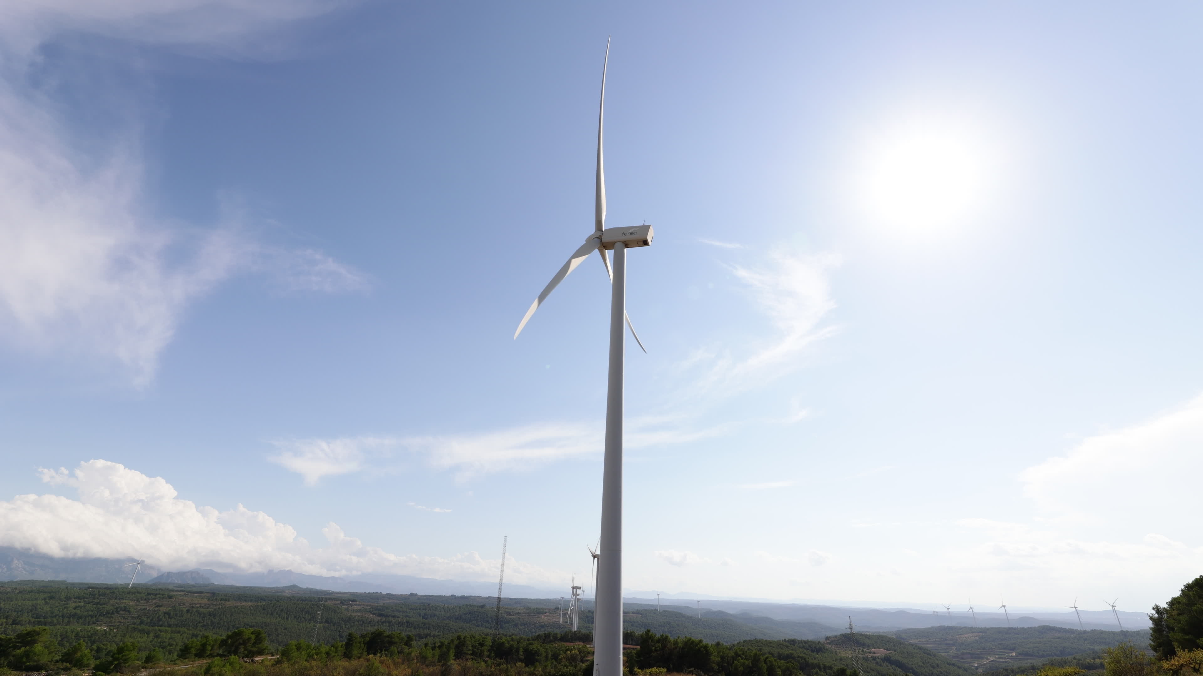 Wind Power Station in Spain