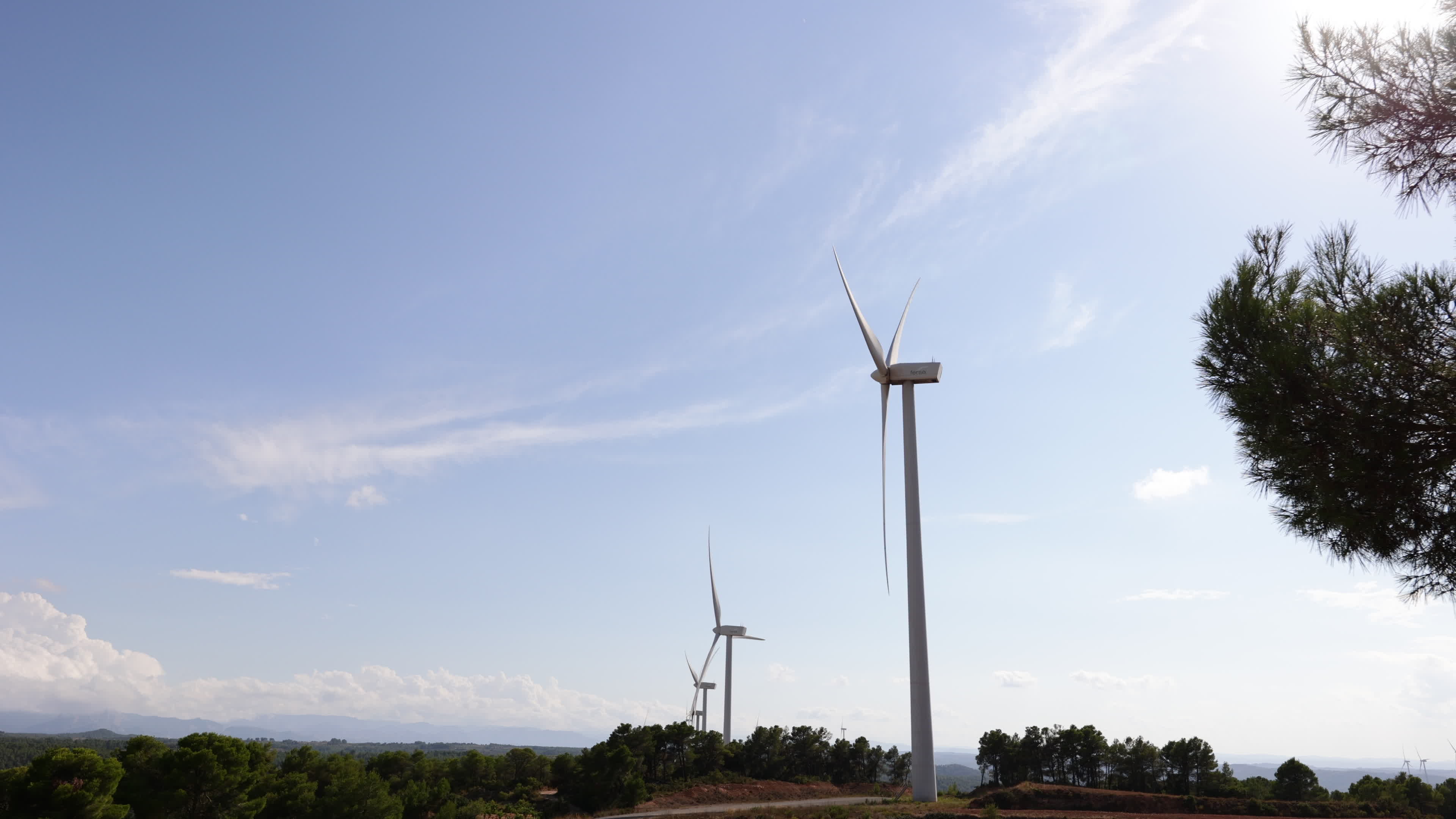 Wind Power Station in Spain