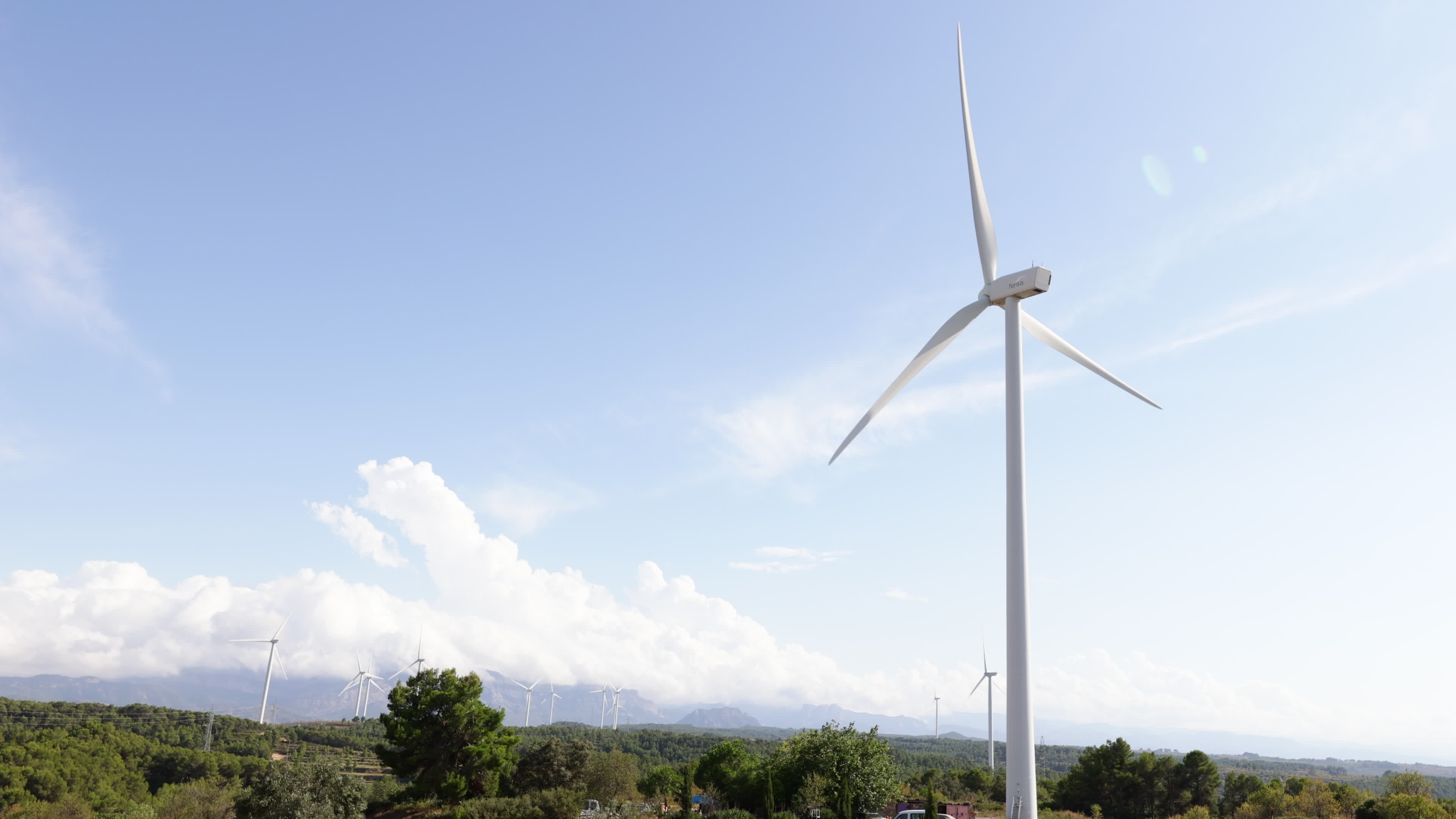 Wind Power Station in Spain