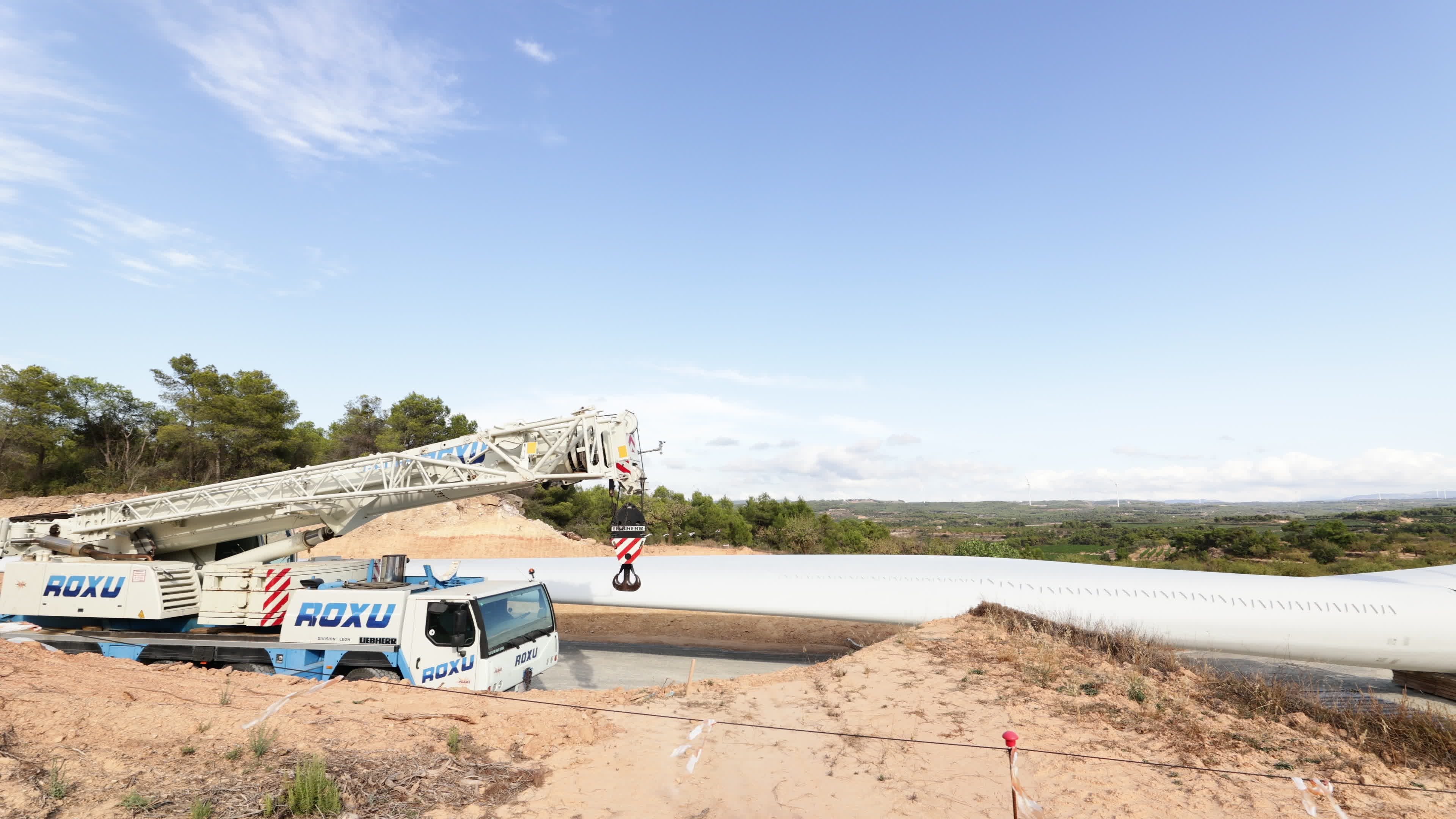 Wind Power Station in Spain