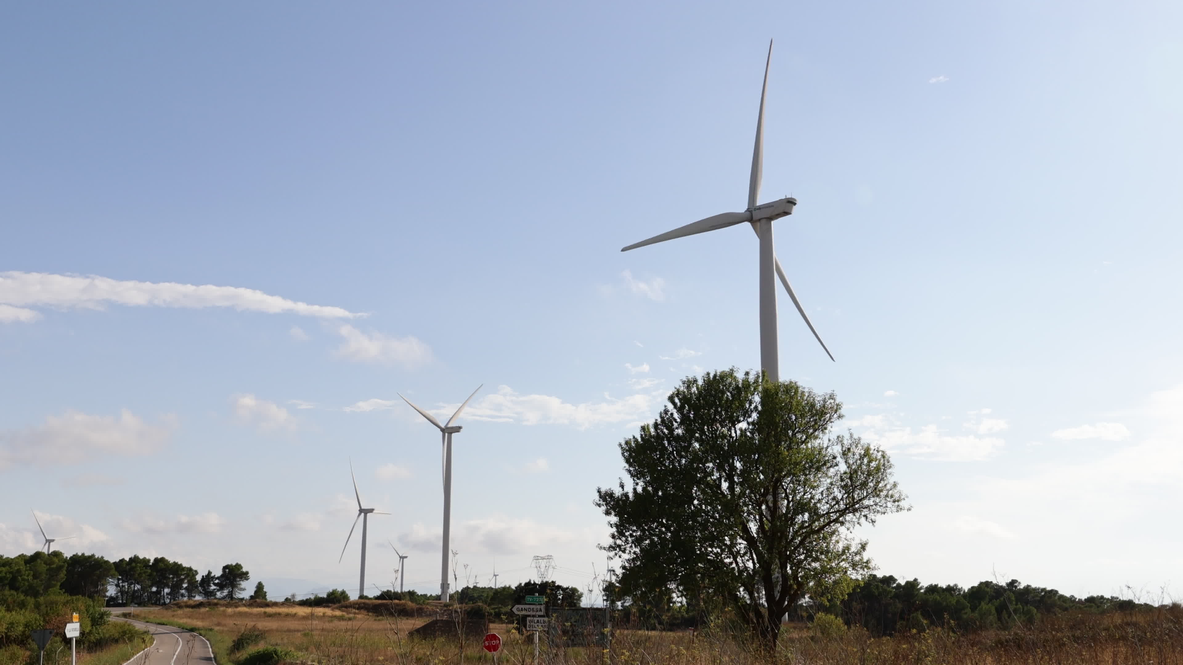 Wind Power Station in Spain