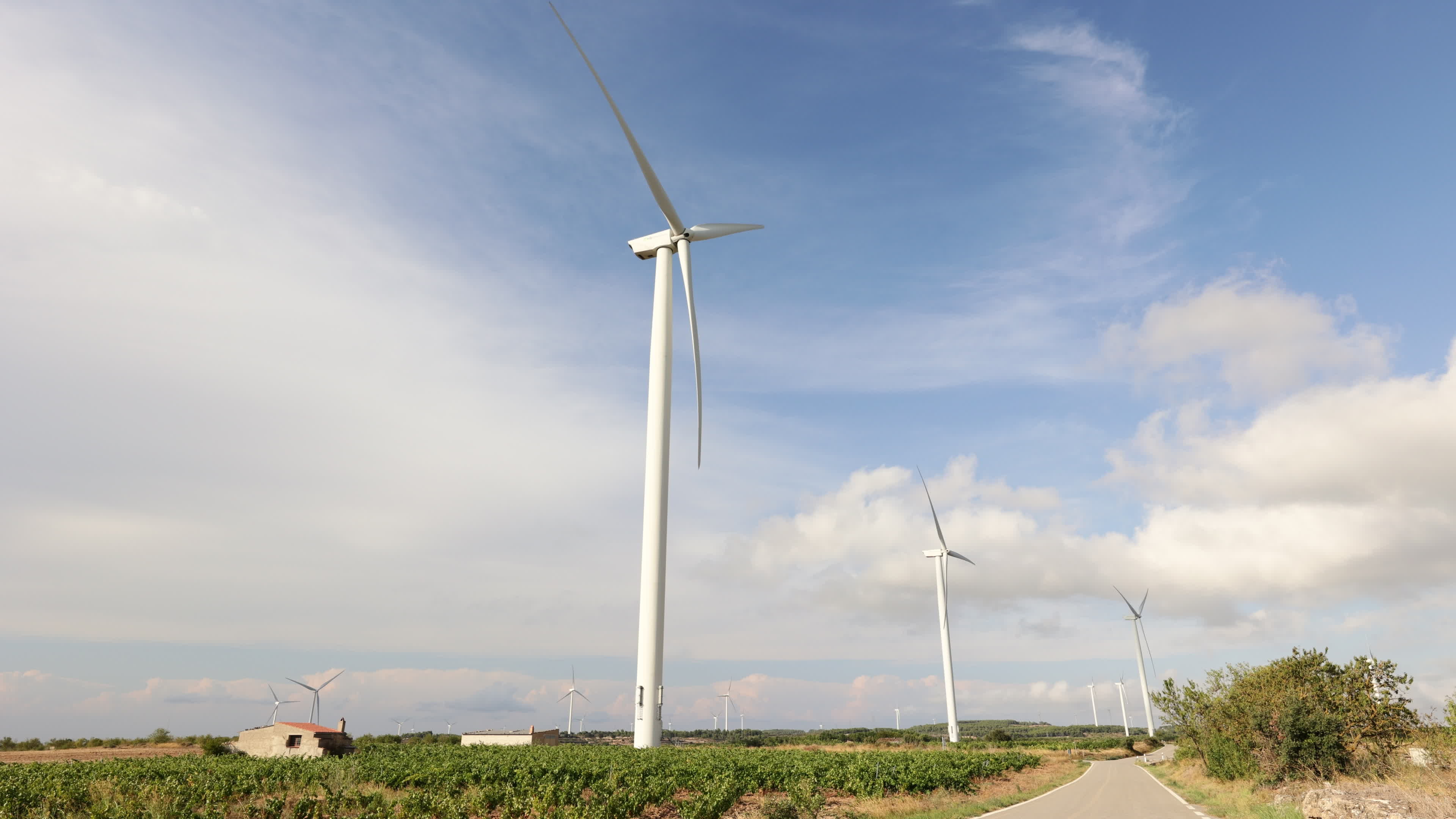 Wind Power Station in Spain
