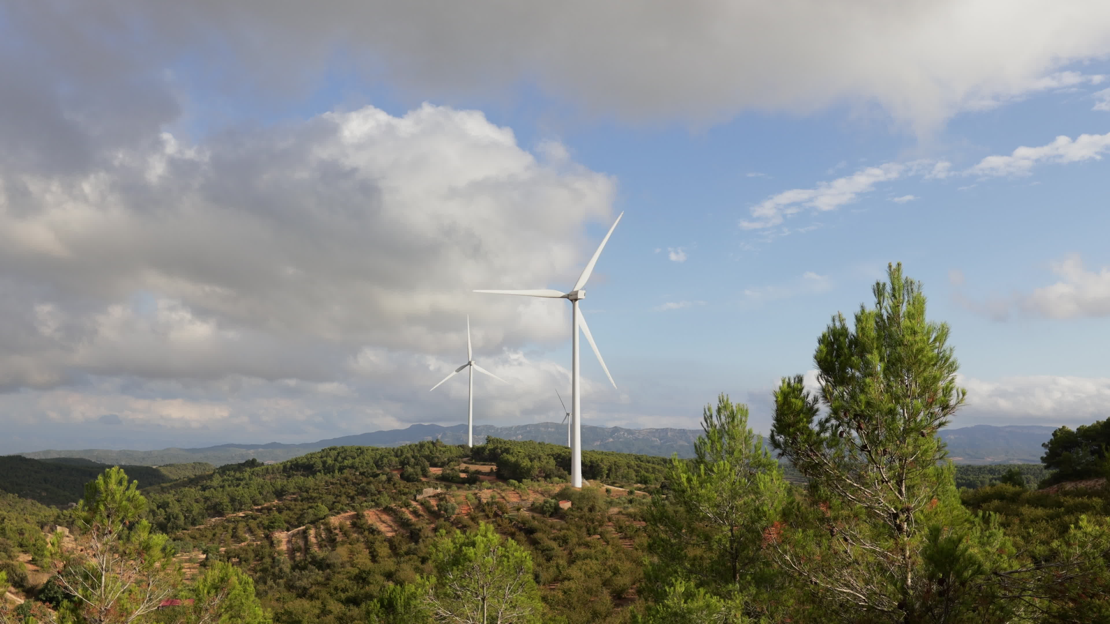 Wind Power Station in Spain
