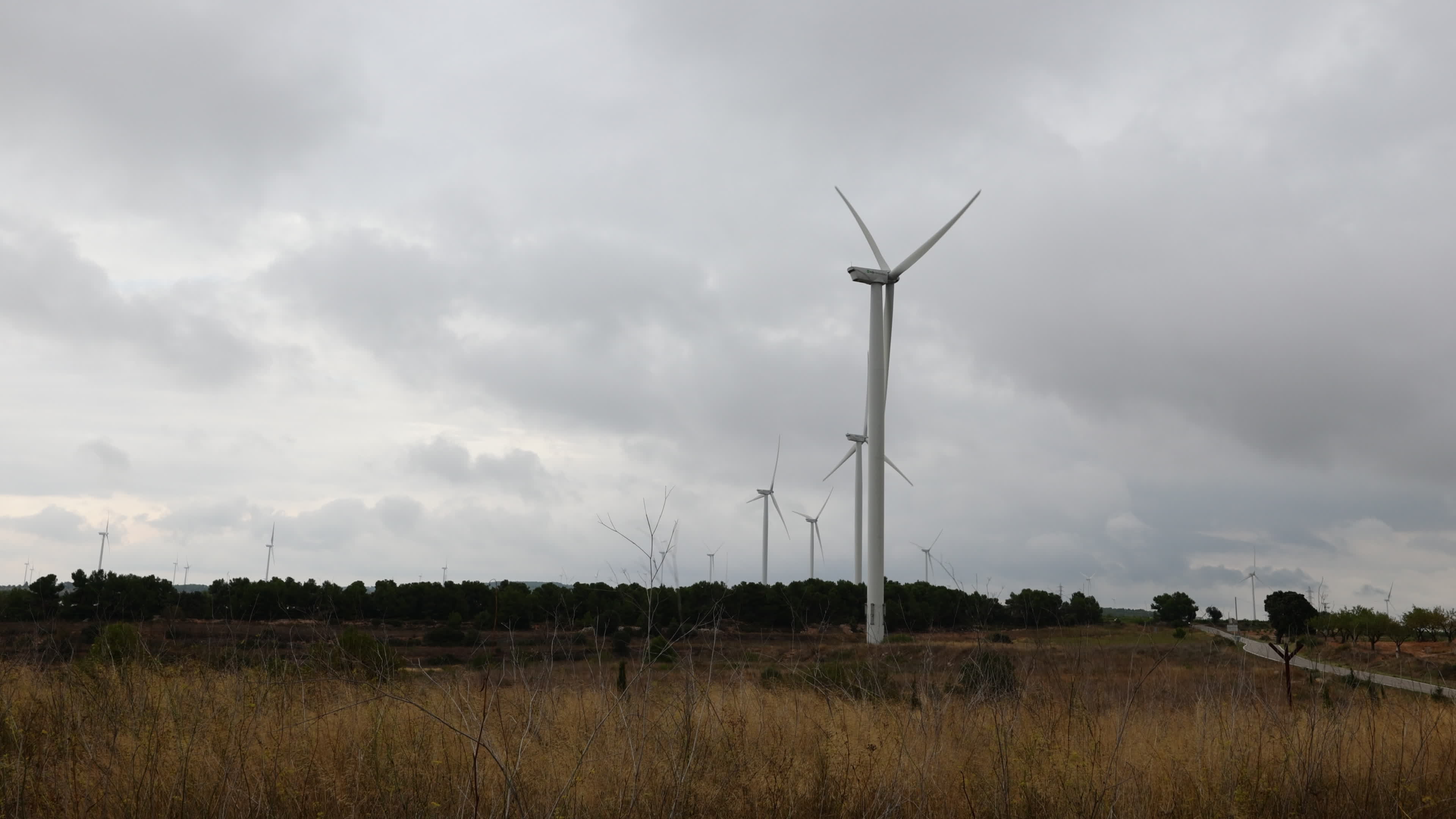 Wind Power Station in Spain