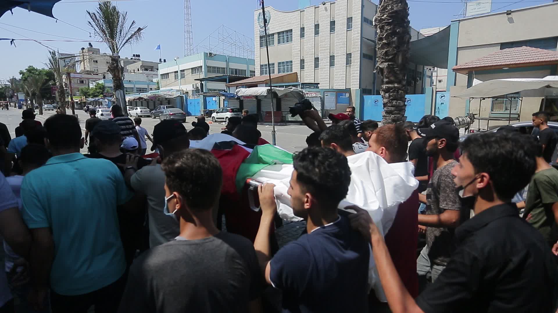 Funeral of Man Killed by Israel During Protest