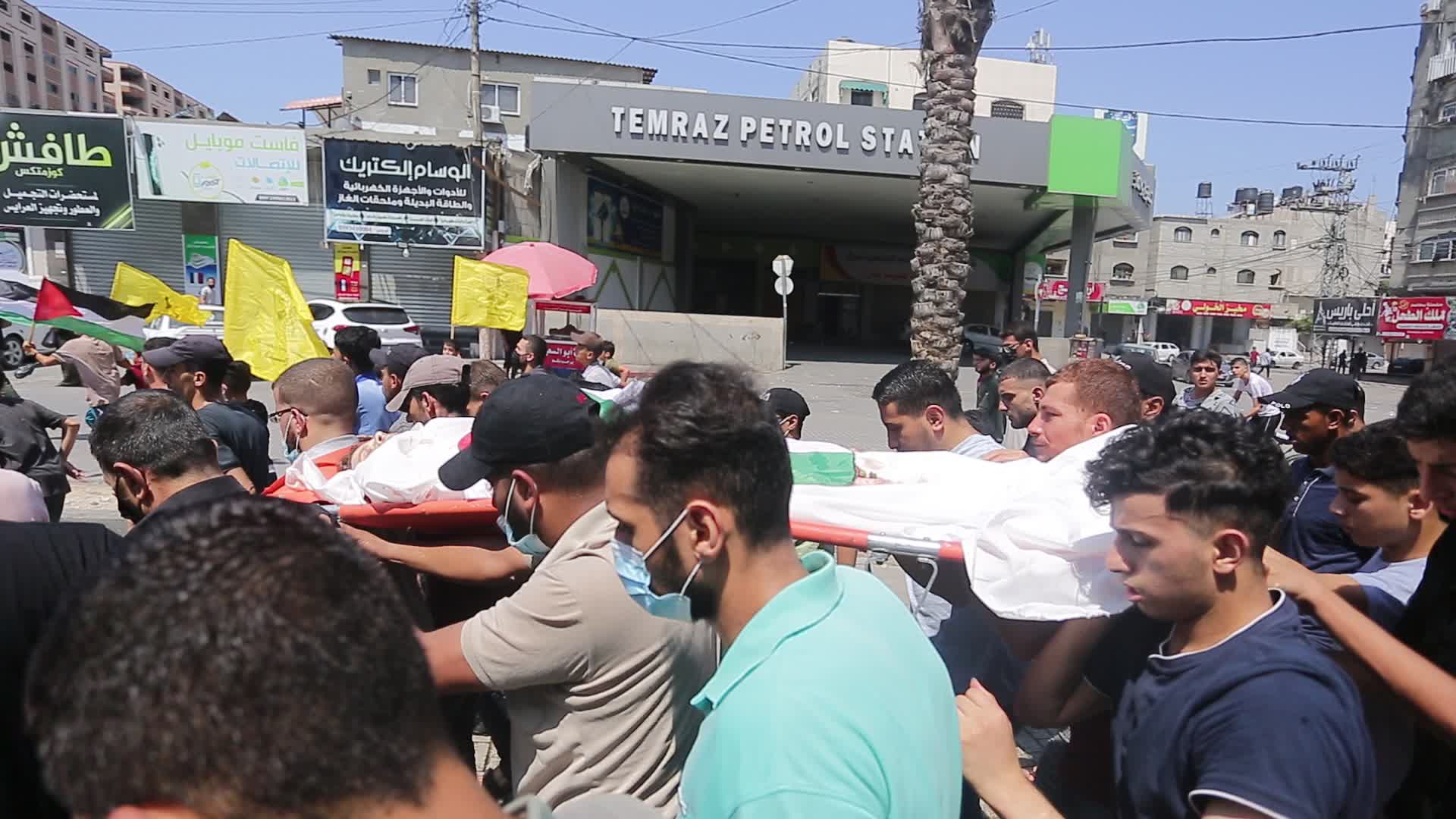 Funeral of Man Killed by Israel During Protest