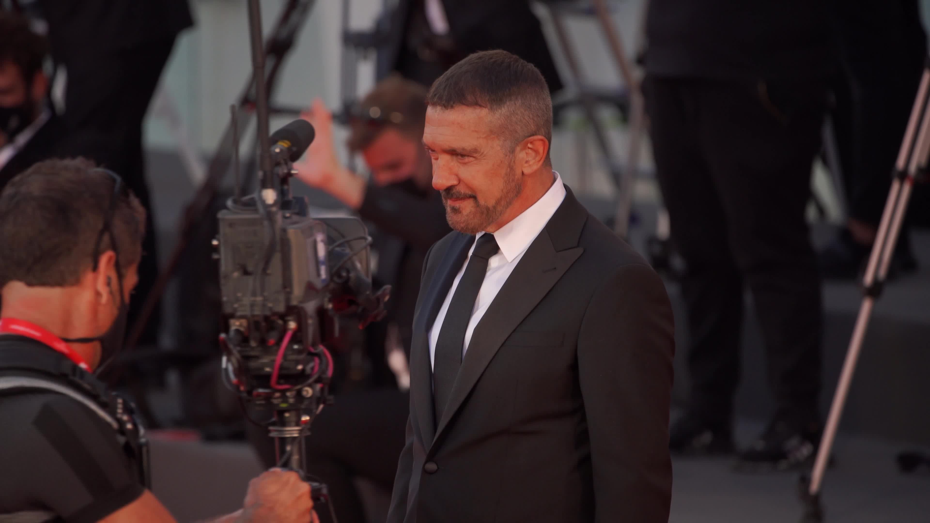Antonio Banderas on the premiere of 'Official Competition' at Venice Film Festival