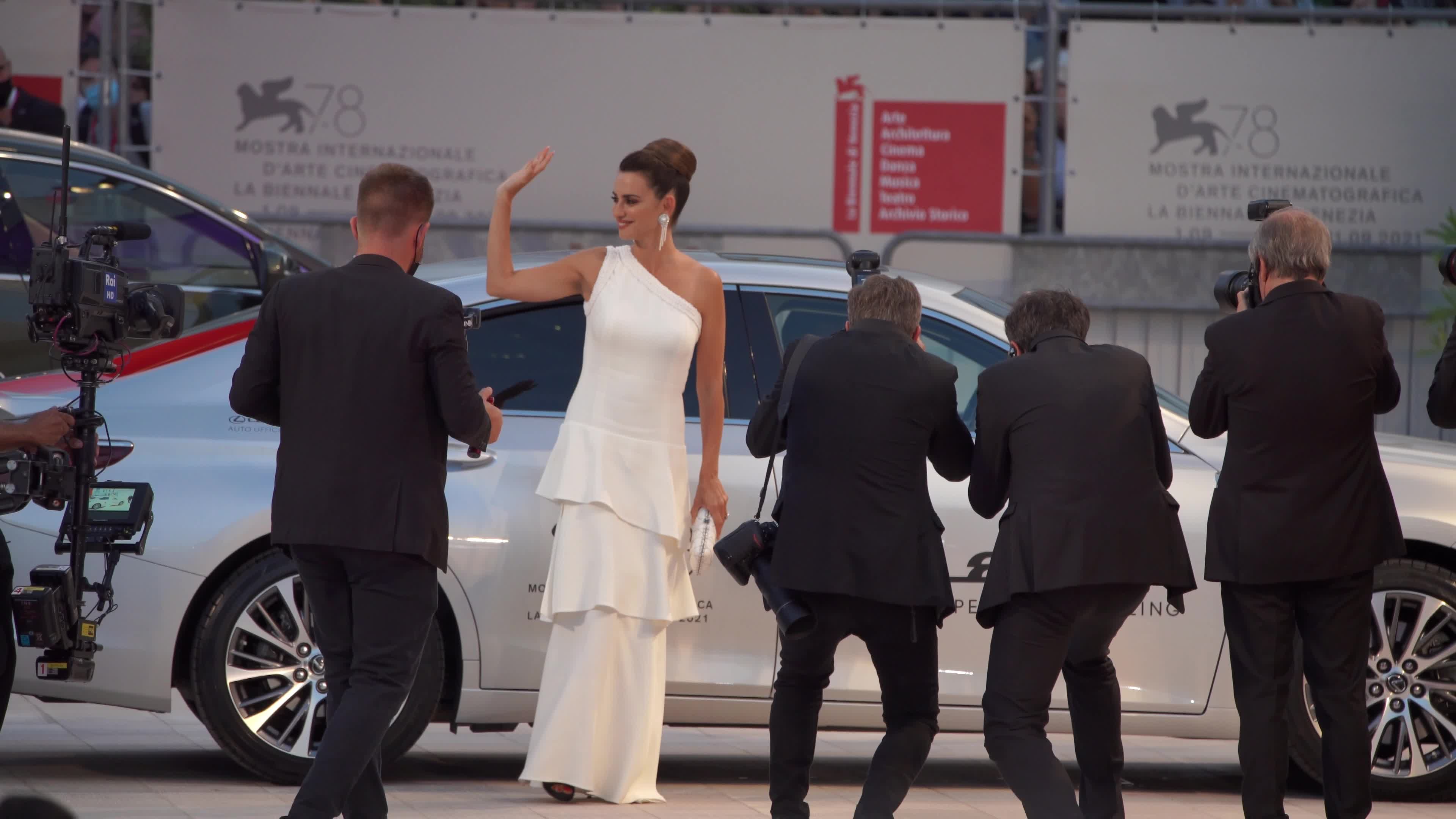 Penelope Cruz on the premiere of 'Official Competition' at Venice Film Festival