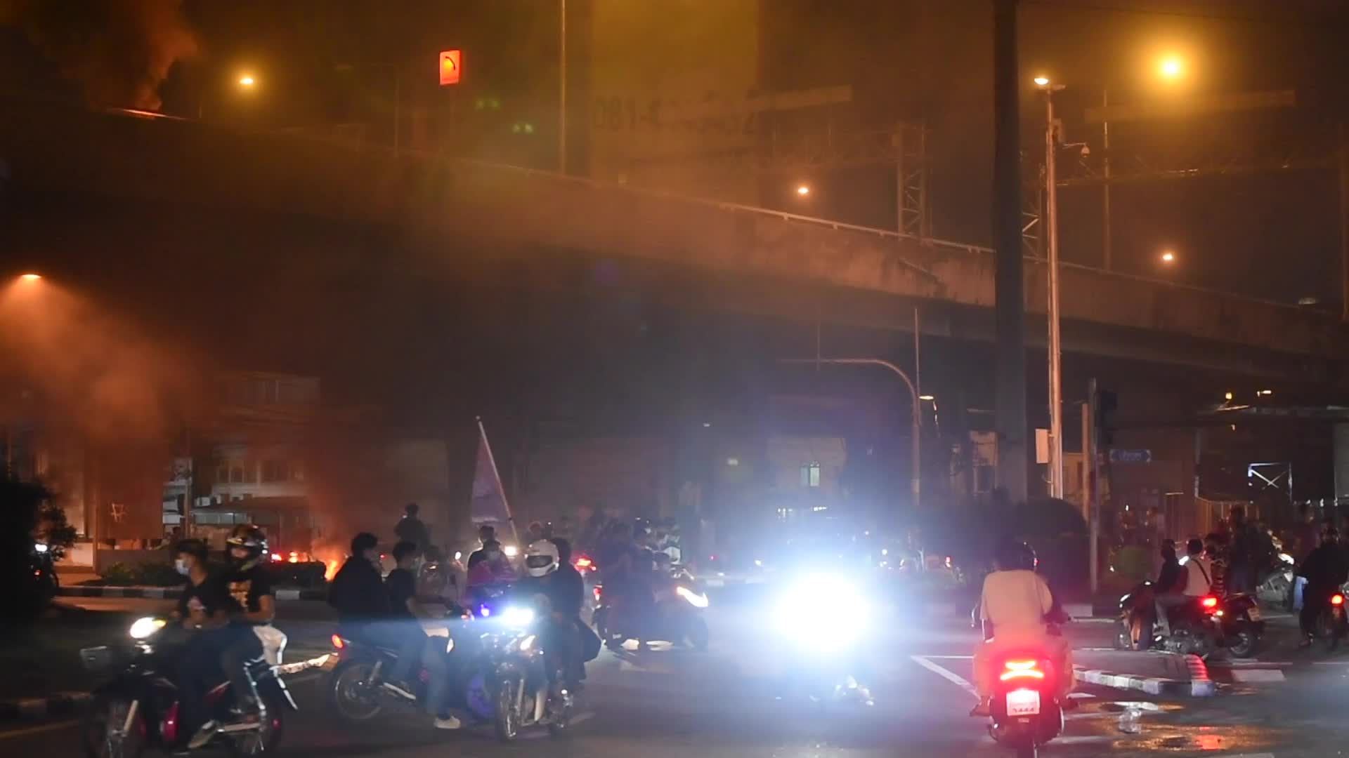 Anti-government rally calling for the ousting of Thai Prime Minister Prayut Chan-o-cha.