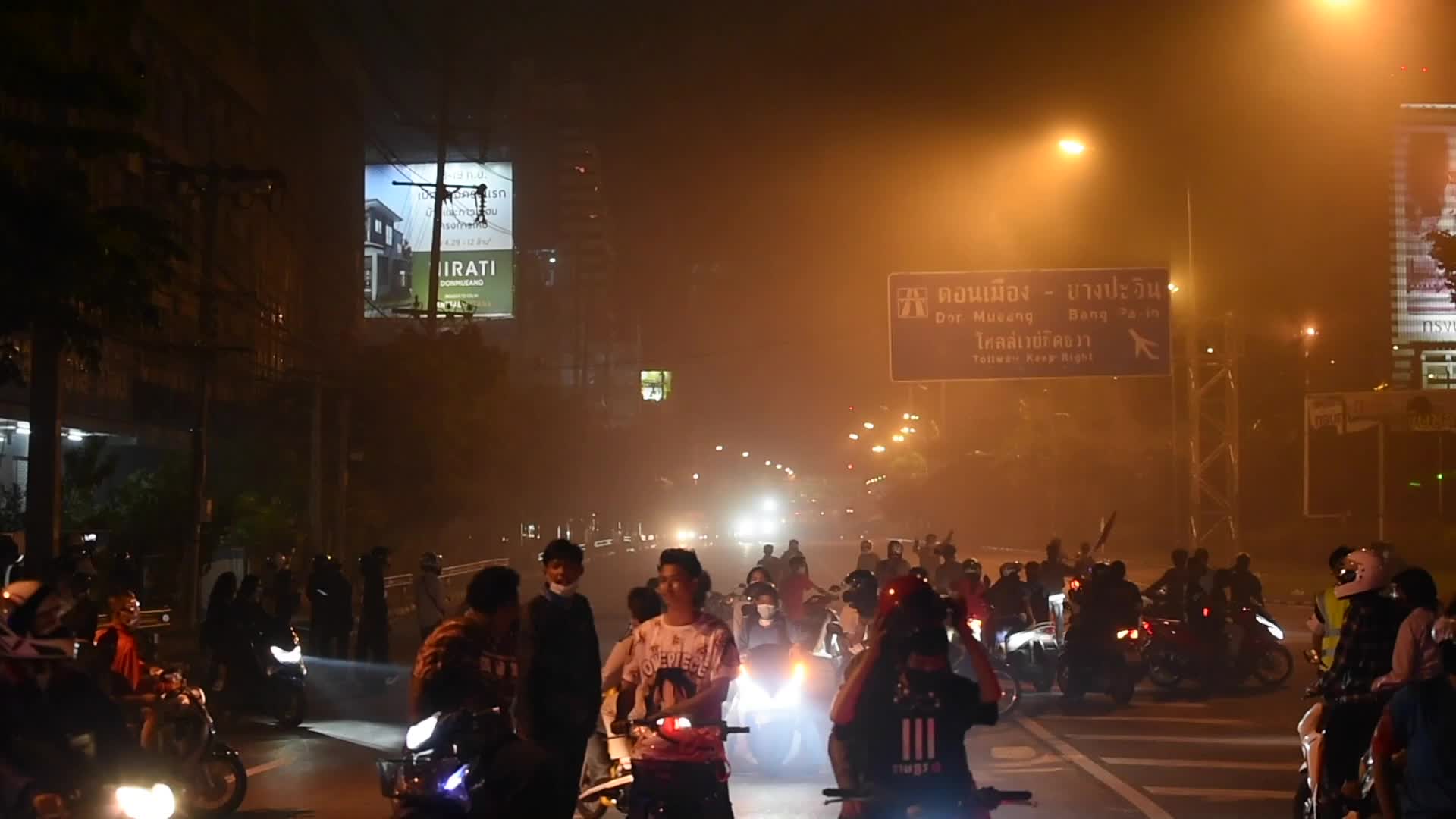 Anti-government rally calling for the ousting of Thai Prime Minister Prayut Chan-o-cha.