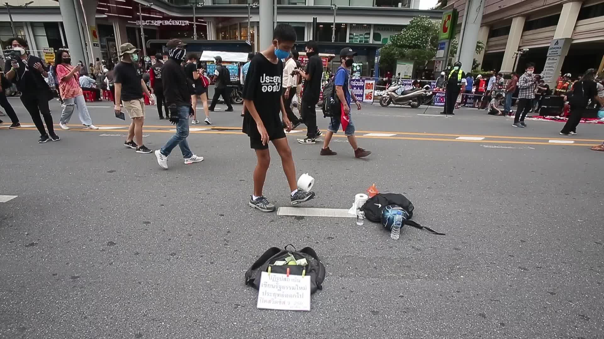Anti-government protest in Bangkok, Thailand