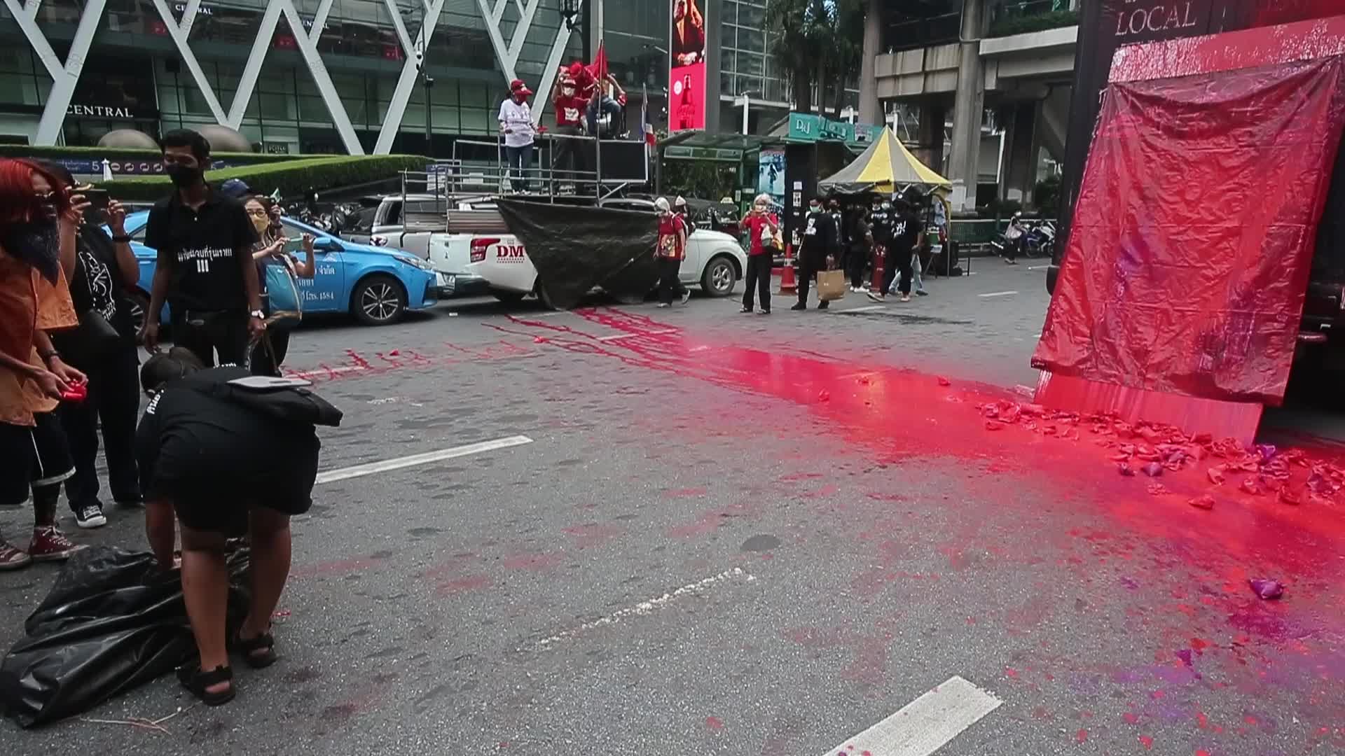 Anti-government protest in Bangkok, Thailand