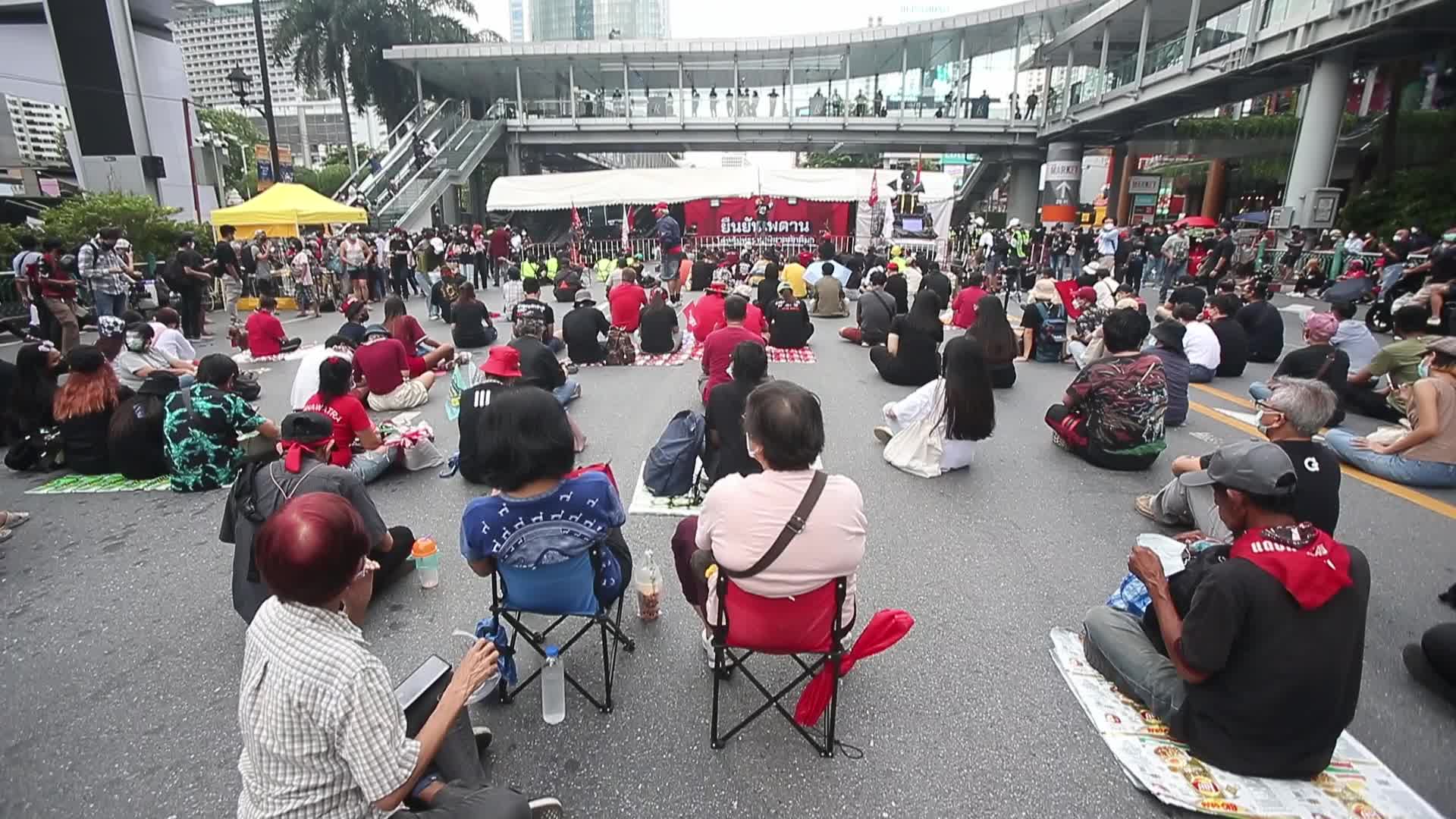 Anti-government protest in Bangkok, Thailand