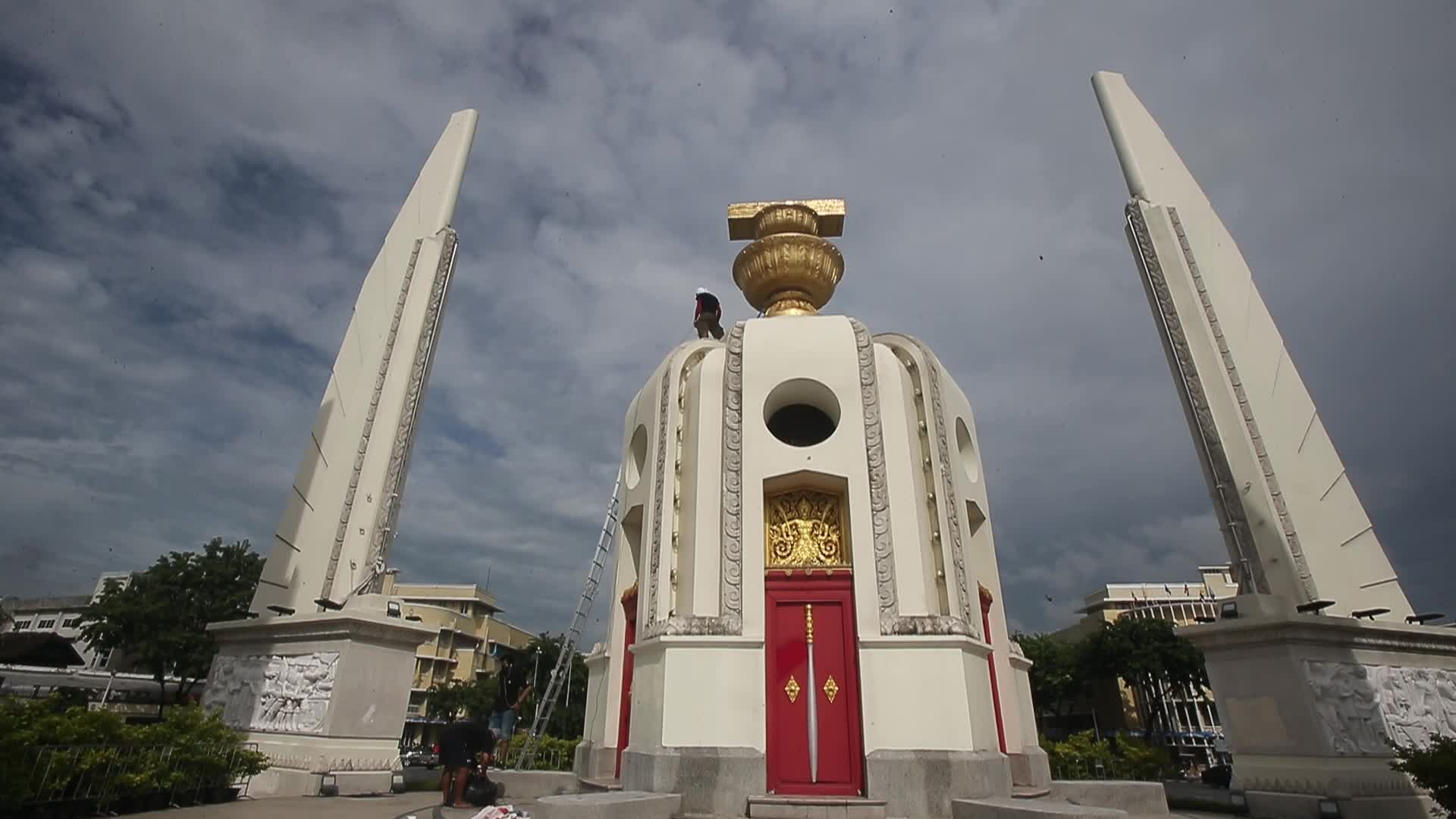 Pro-democracy rally in Bangkok, Thailand