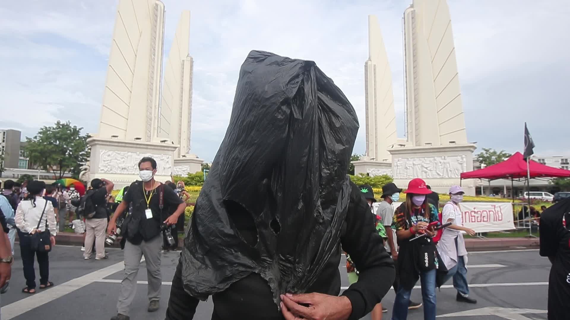 Pro-democracy rally in Bangkok, Thailand