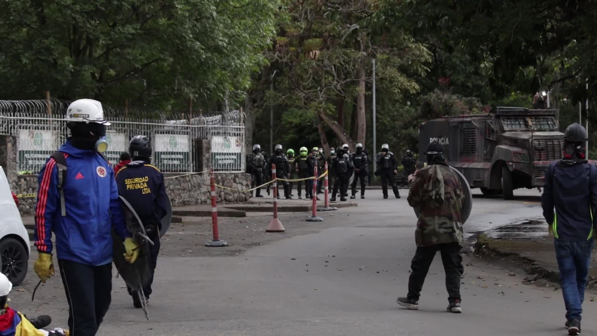 New day of protests in Popayán, Colombia