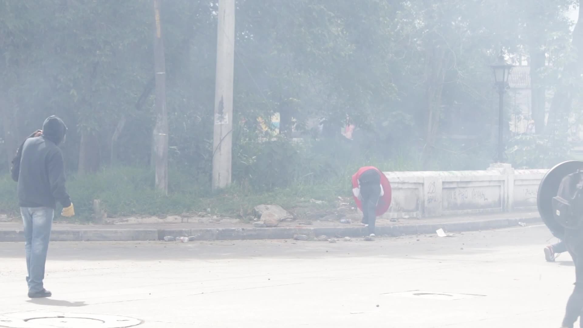 New day of protests in Popayán, Colombia