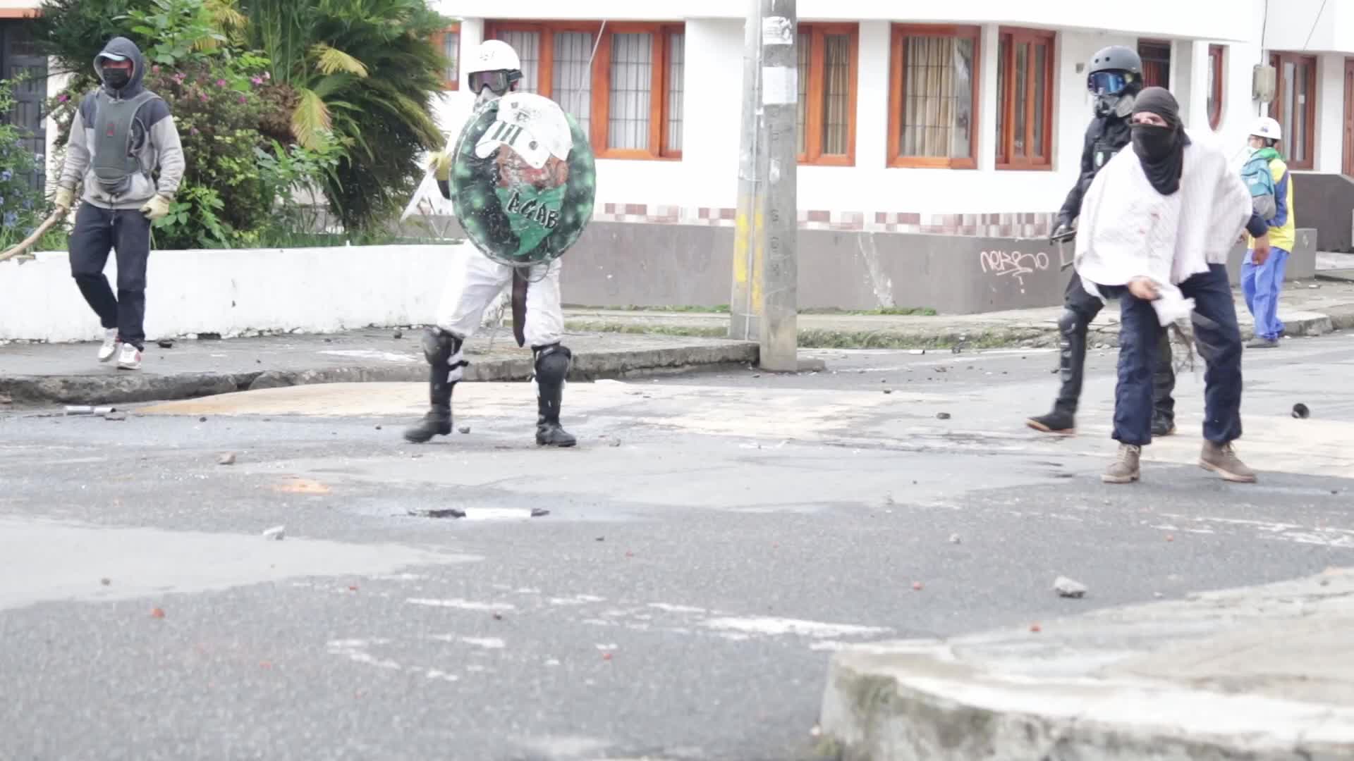 New day of protests in Popayán, Colombia