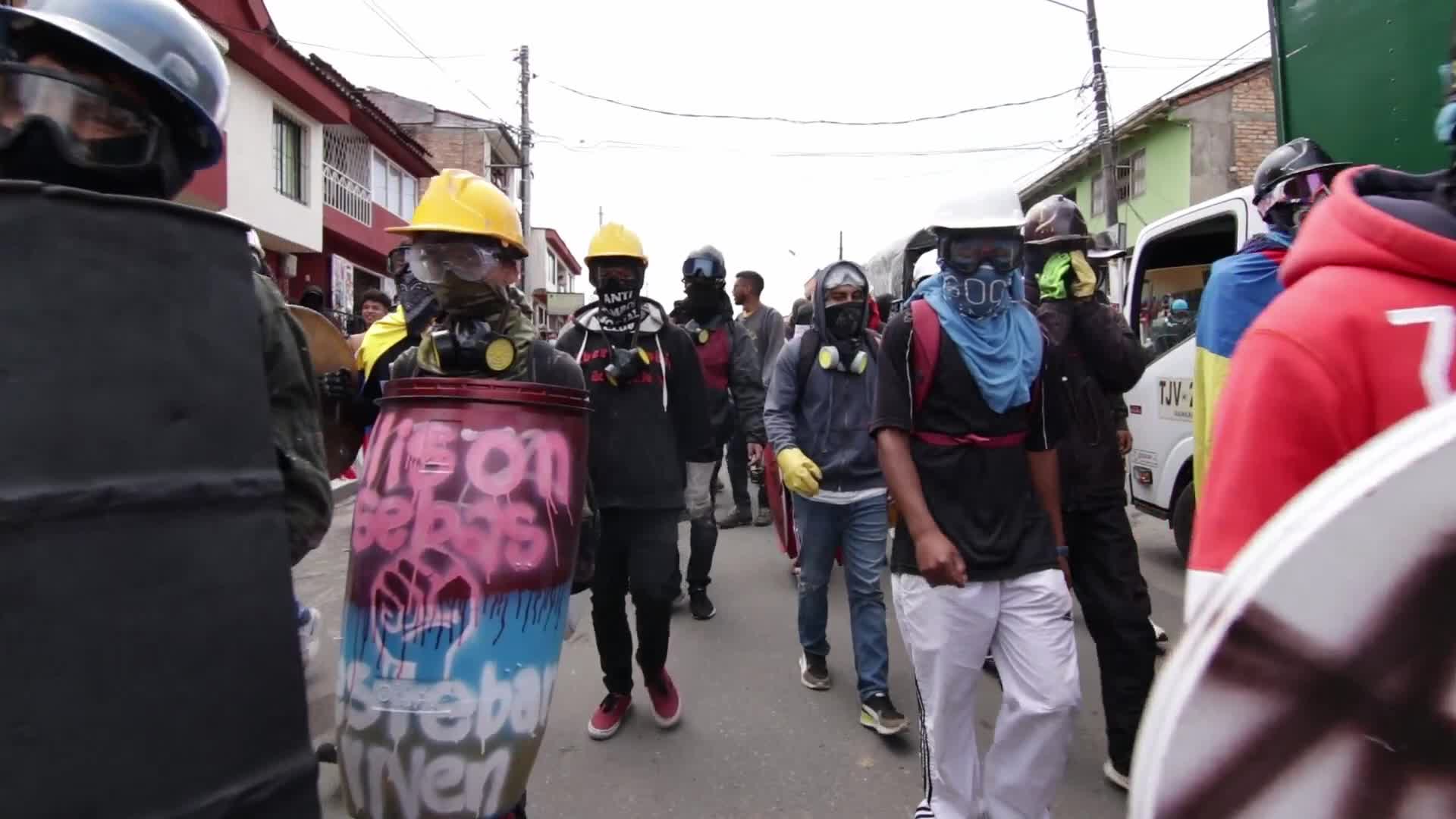 New day of protests in Popayán, Colombia