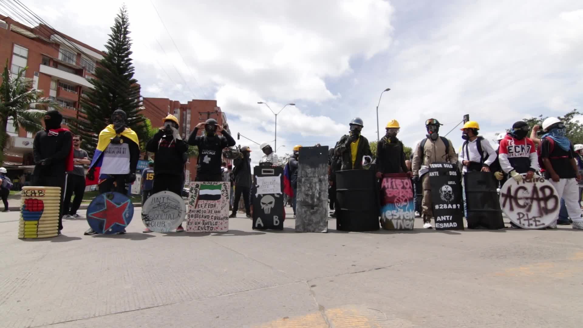 New day of protests in Popayán, Colombia