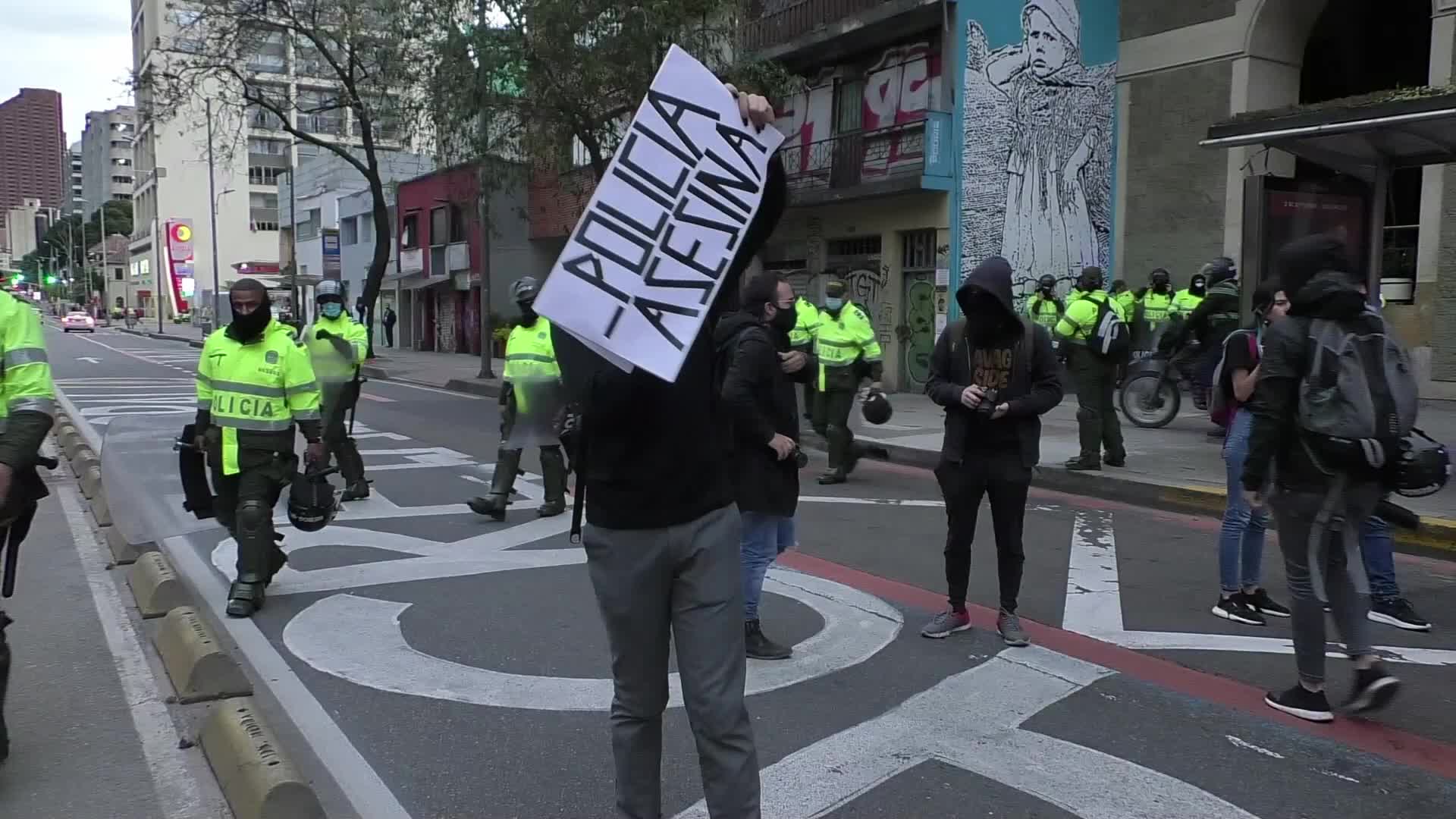 National Unemployment Committee Protest In Bogota, Colombia