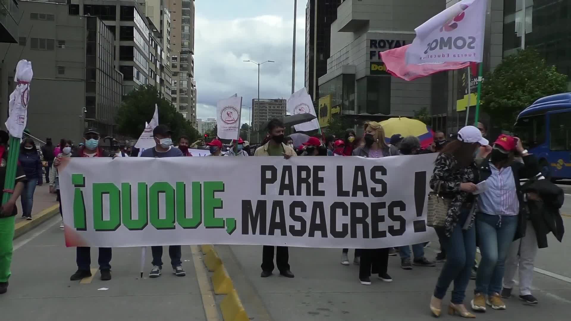 National Unemployment Committee Protest In Bogota, Colombia