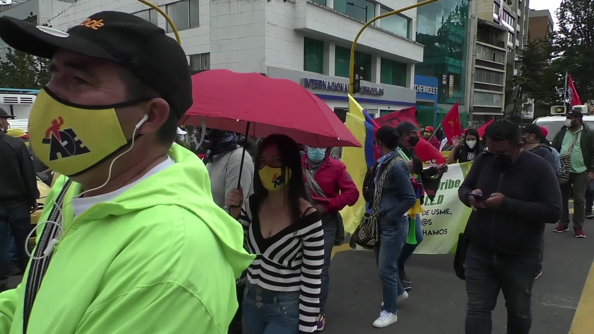 National Unemployment Committee Protest In Bogota, Colombia