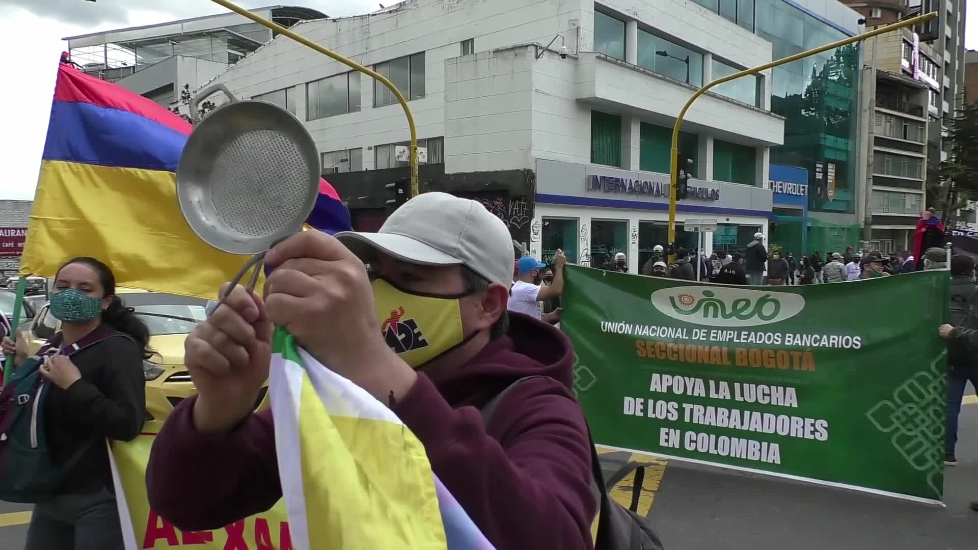 National Unemployment Committee Protest In Bogota, Colombia