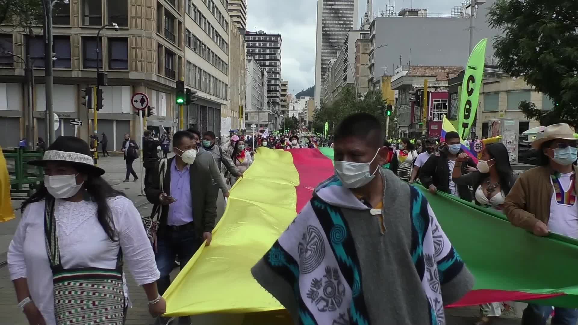 National Unemployment Committee Protest In Bogota, Colombia