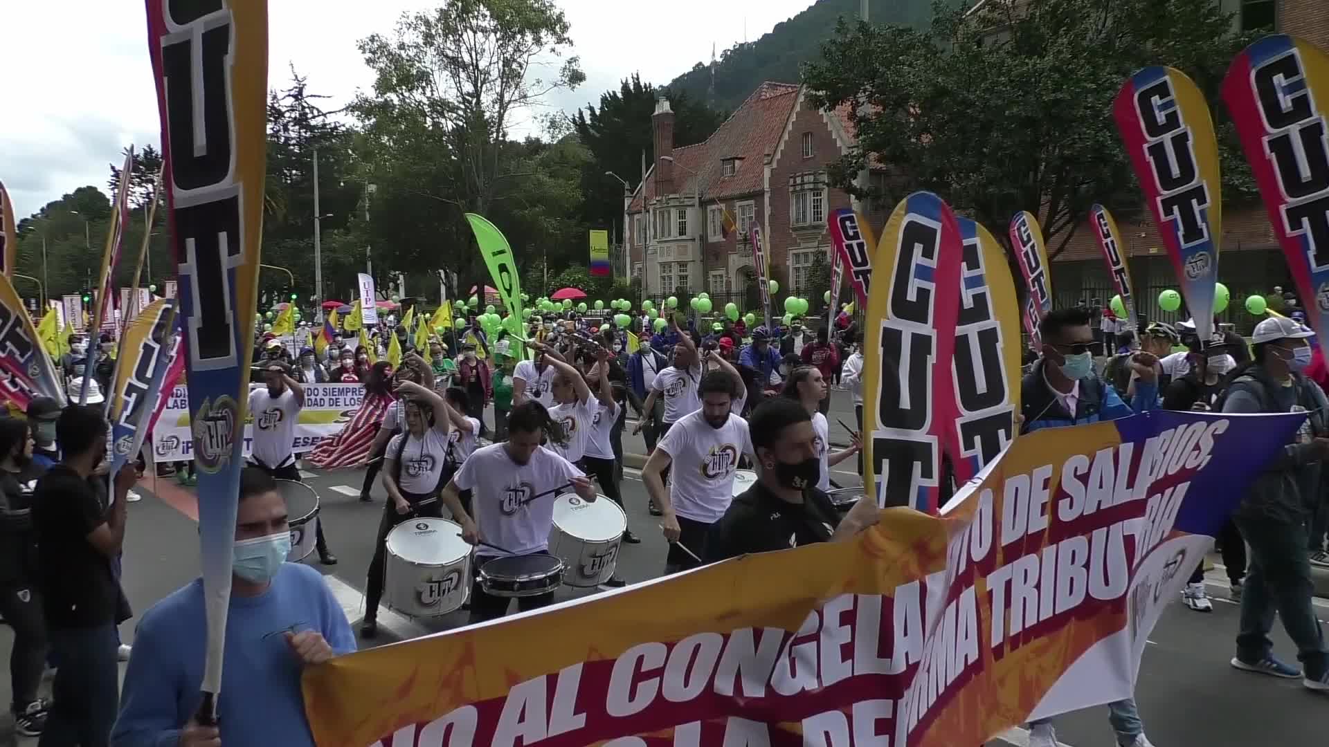 National Unemployment Committee Protest In Bogota, Colombia