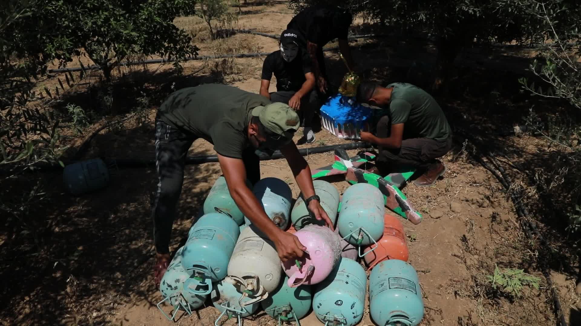 Incendiary balloon in Gaza, Palestine