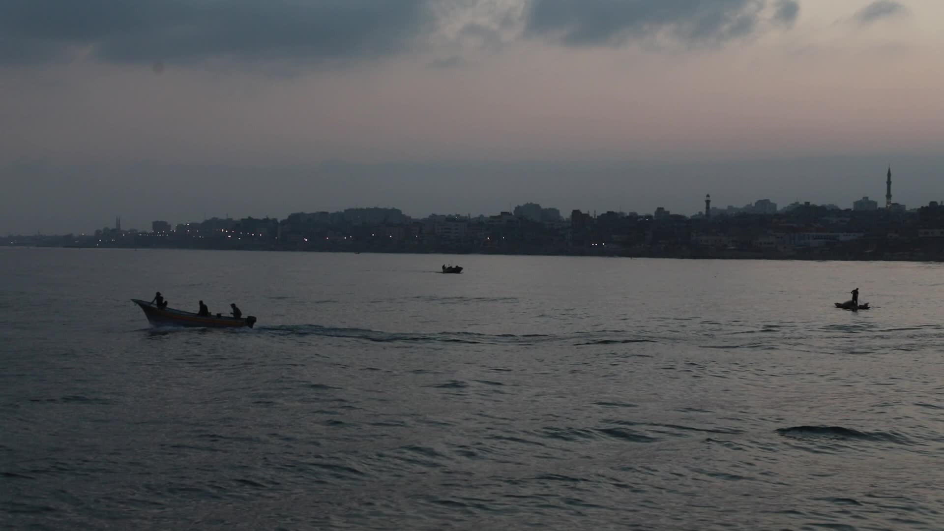 Palestinian fishermen in Gaza, Palestine