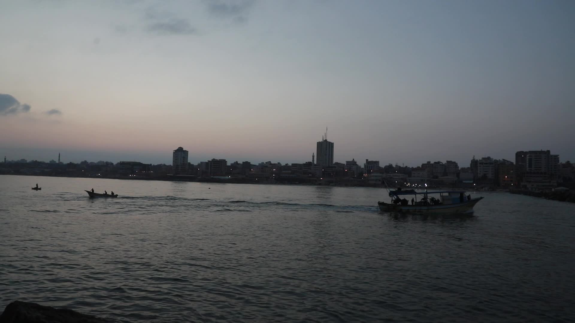 Palestinian fishermen in Gaza, Palestine