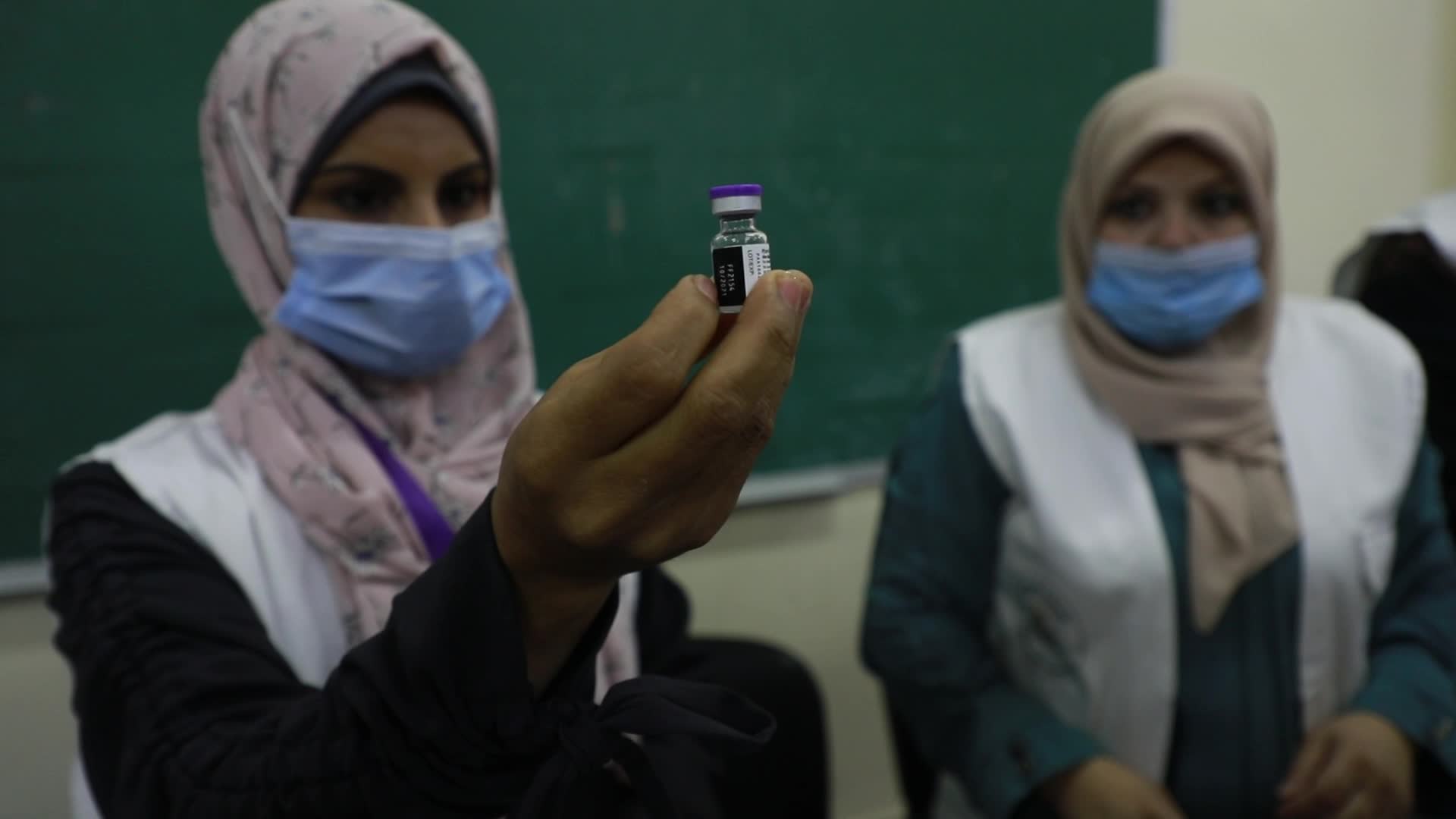 Covid-19 vaccination in Palestinian schools