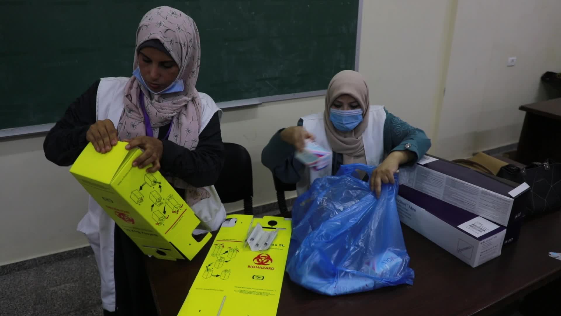 Covid-19 vaccination in Palestinian schools