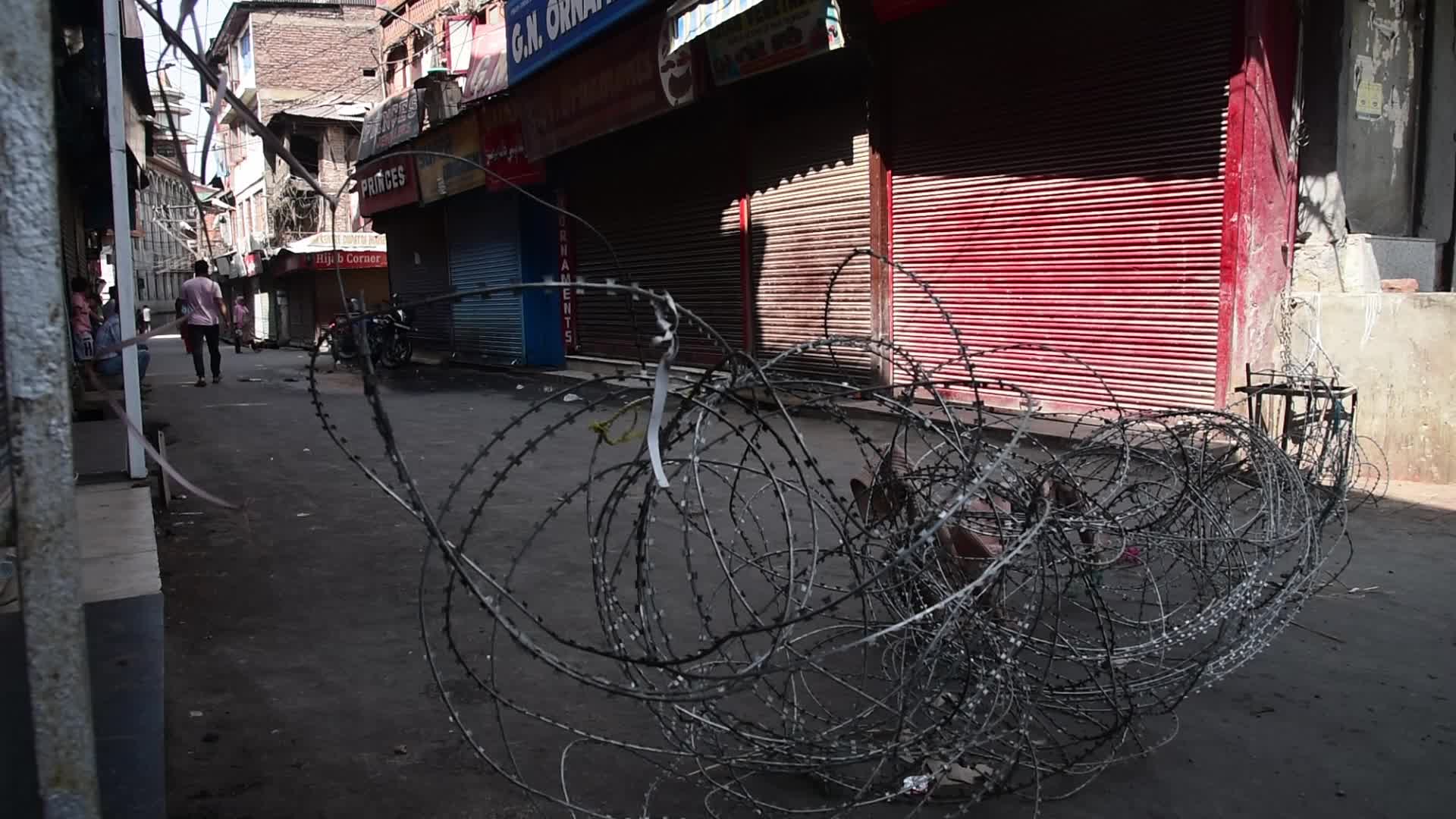 Restrictions imposed after the death of veteran pro-freedom leader in Indian Administered Kashmir