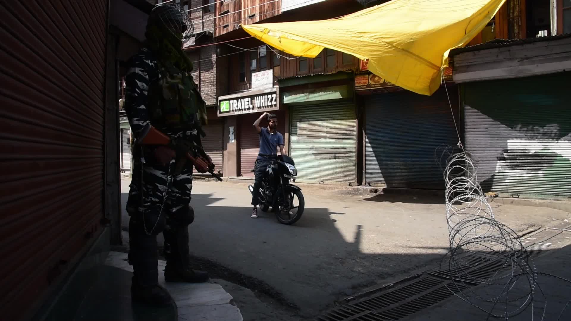 Restrictions imposed after the death of veteran pro-freedom leader in Indian Administered Kashmir
