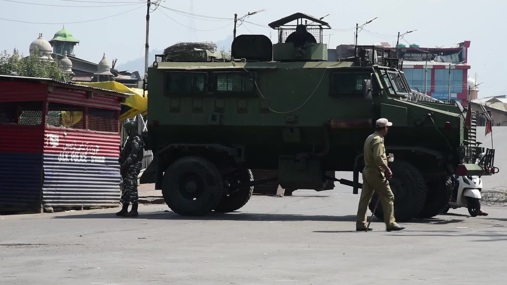 Restrictions imposed after the death of veteran pro-freedom leader in Indian Administered Kashmir