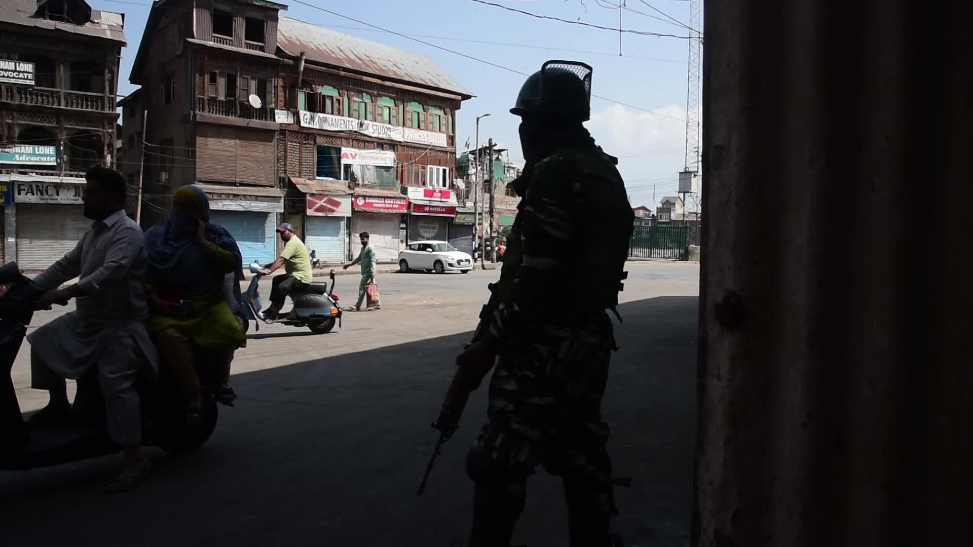 Restrictions imposed after the death of veteran pro-freedom leader in Indian Administered Kashmir